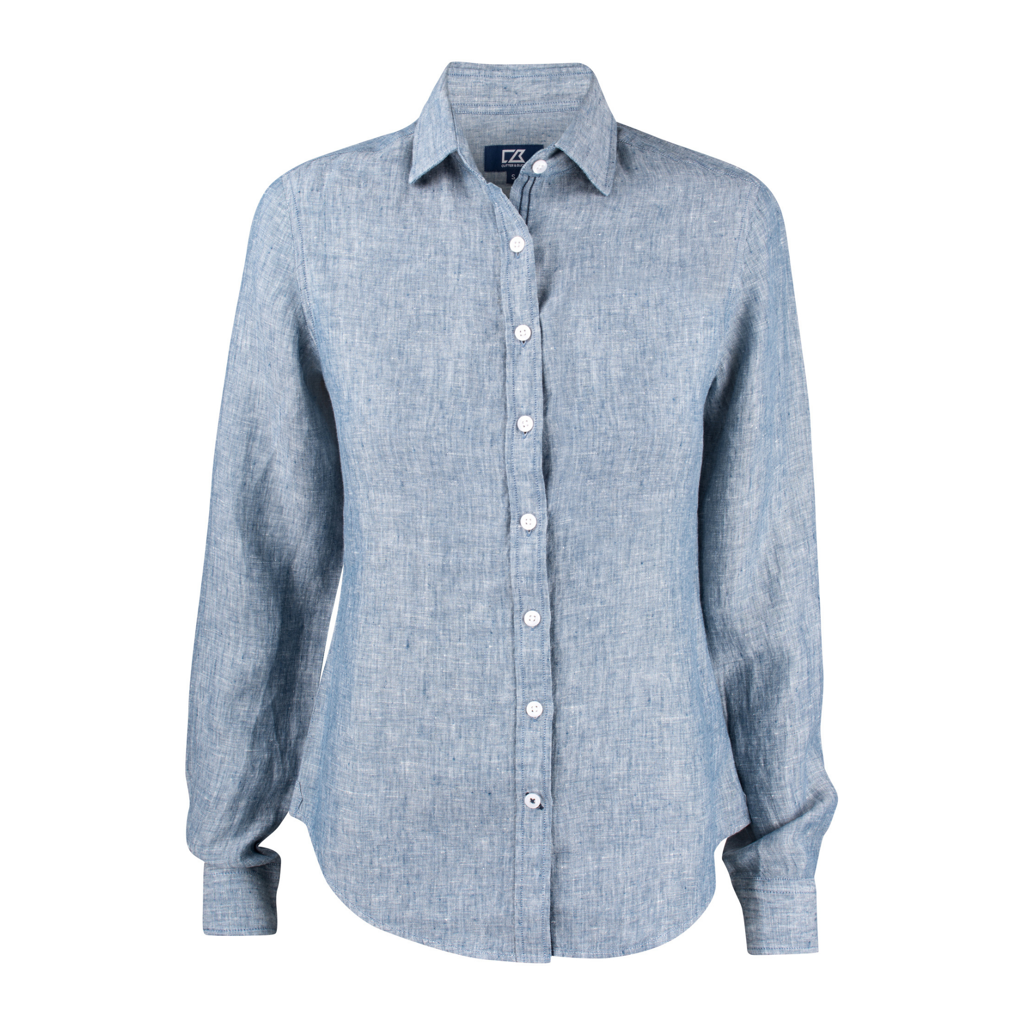 Cutter & Buck Summerland Linneskjorta Dam - Denim Melange-2