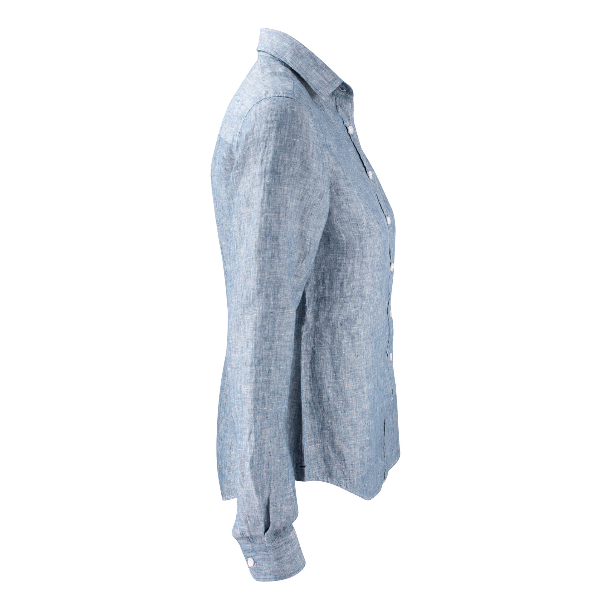 Cutter & Buck Summerland Linneskjorta Dam - Denim Melange-3