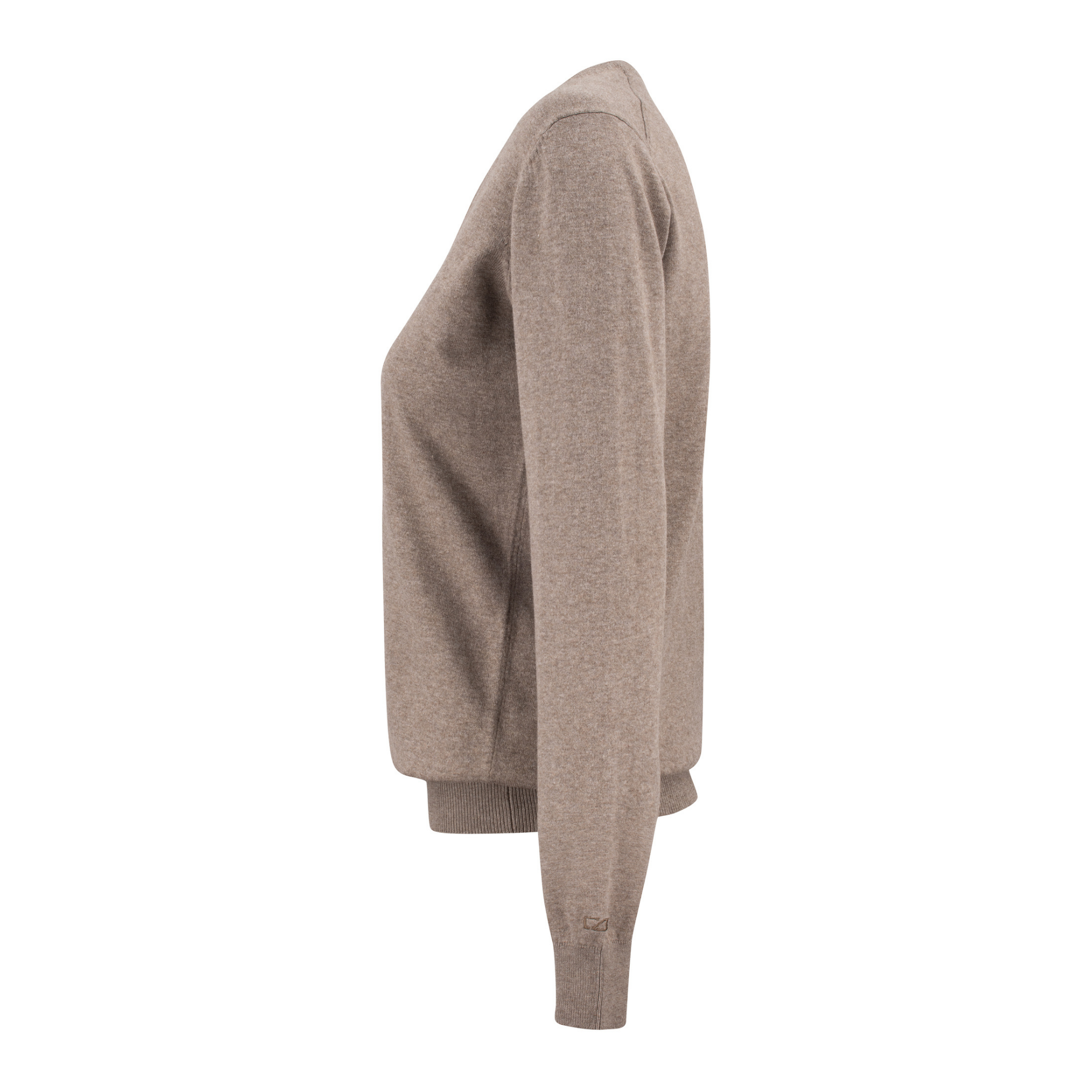 Cutter & Buck Oakville V-neck Dam - Nougatmelerad-5
