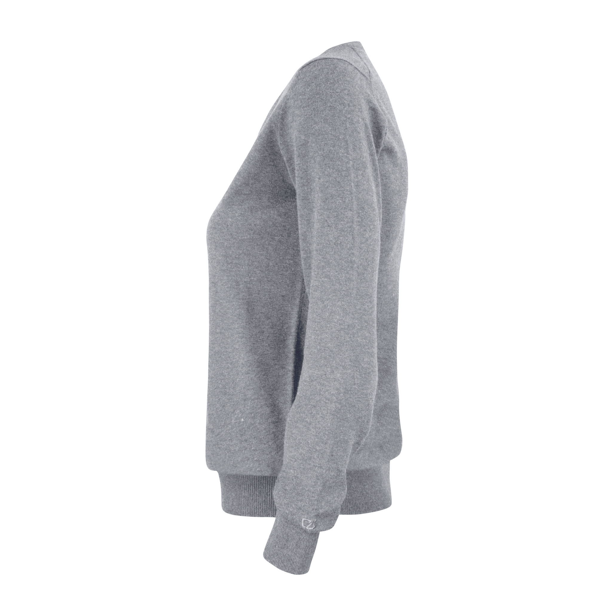 Cutter & Buck Oakville V-neck Dam - Gråmelerad-5
