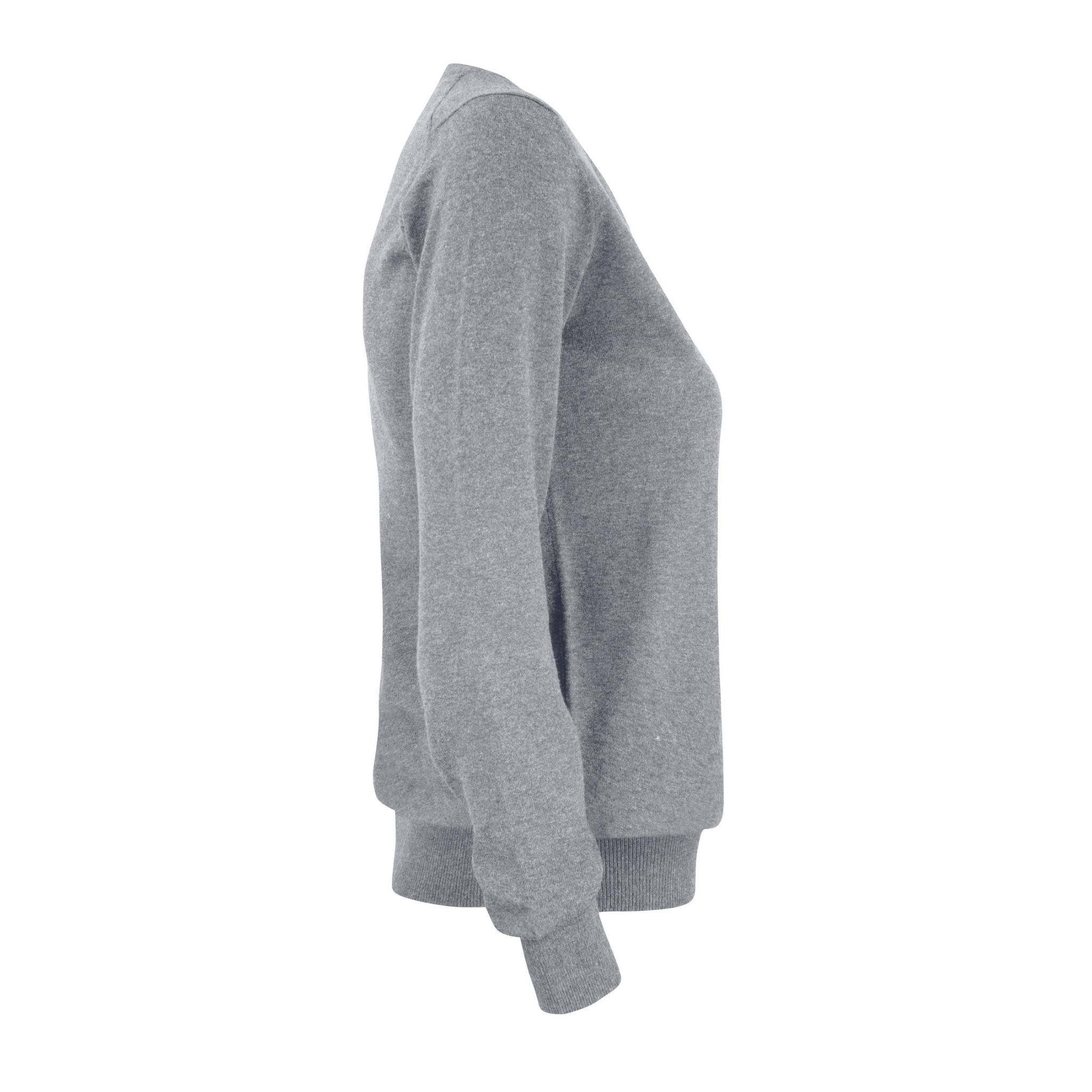 Cutter & Buck Oakville V-neck Dam - Gråmelerad-3