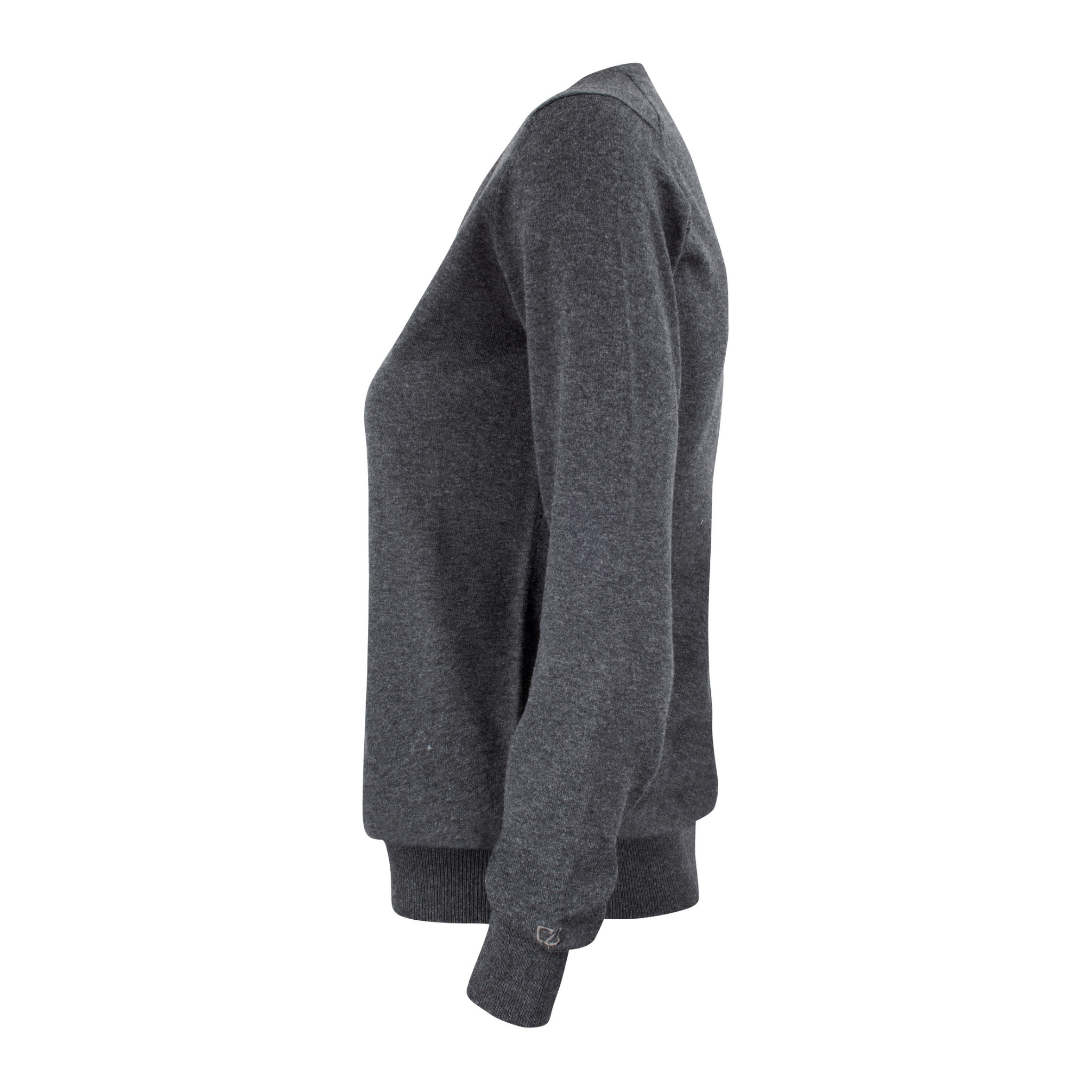 Cutter & Buck Oakville V-neck Dam - Antracitmelerad-5