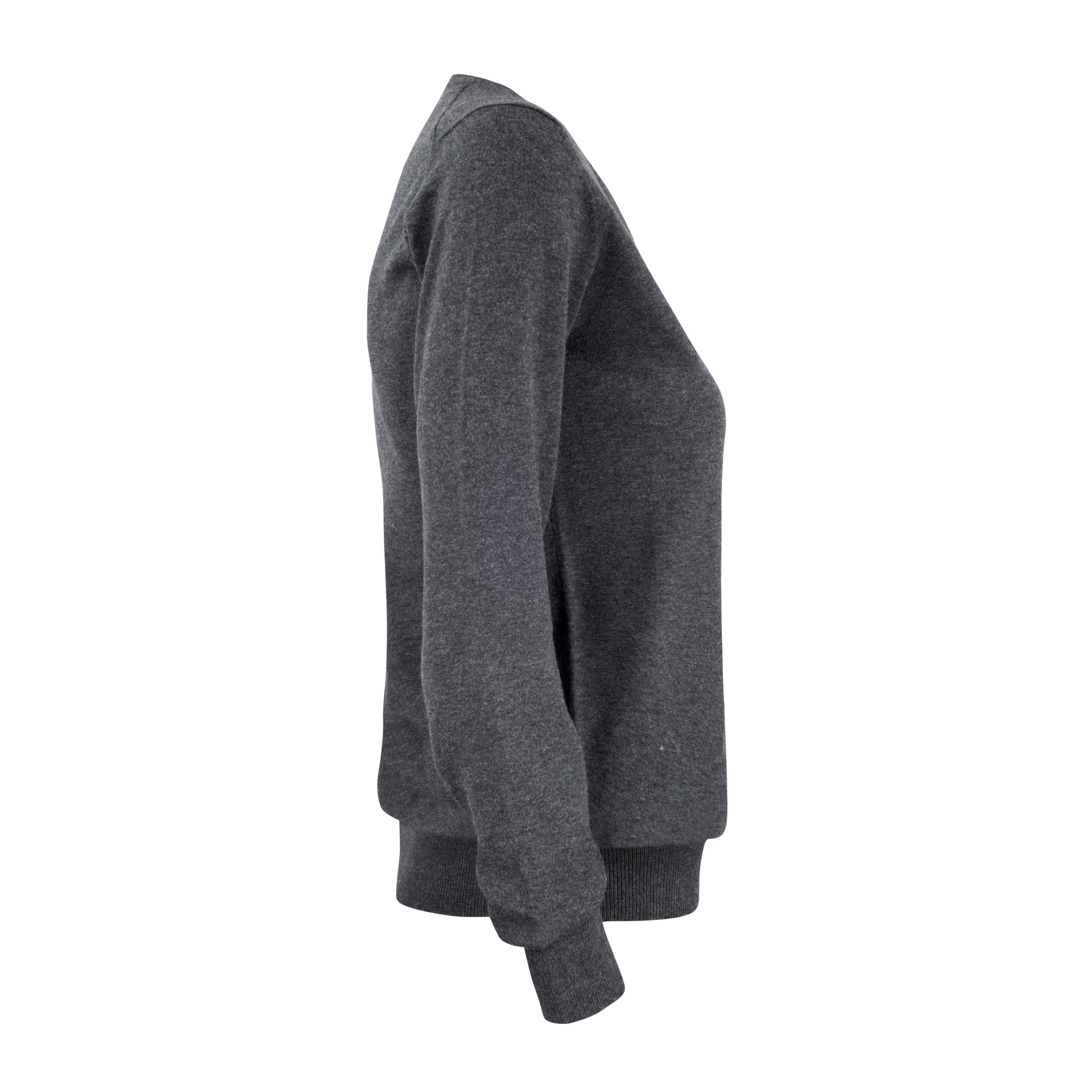 Cutter & Buck Oakville V-neck Dam - Antracitmelerad-3