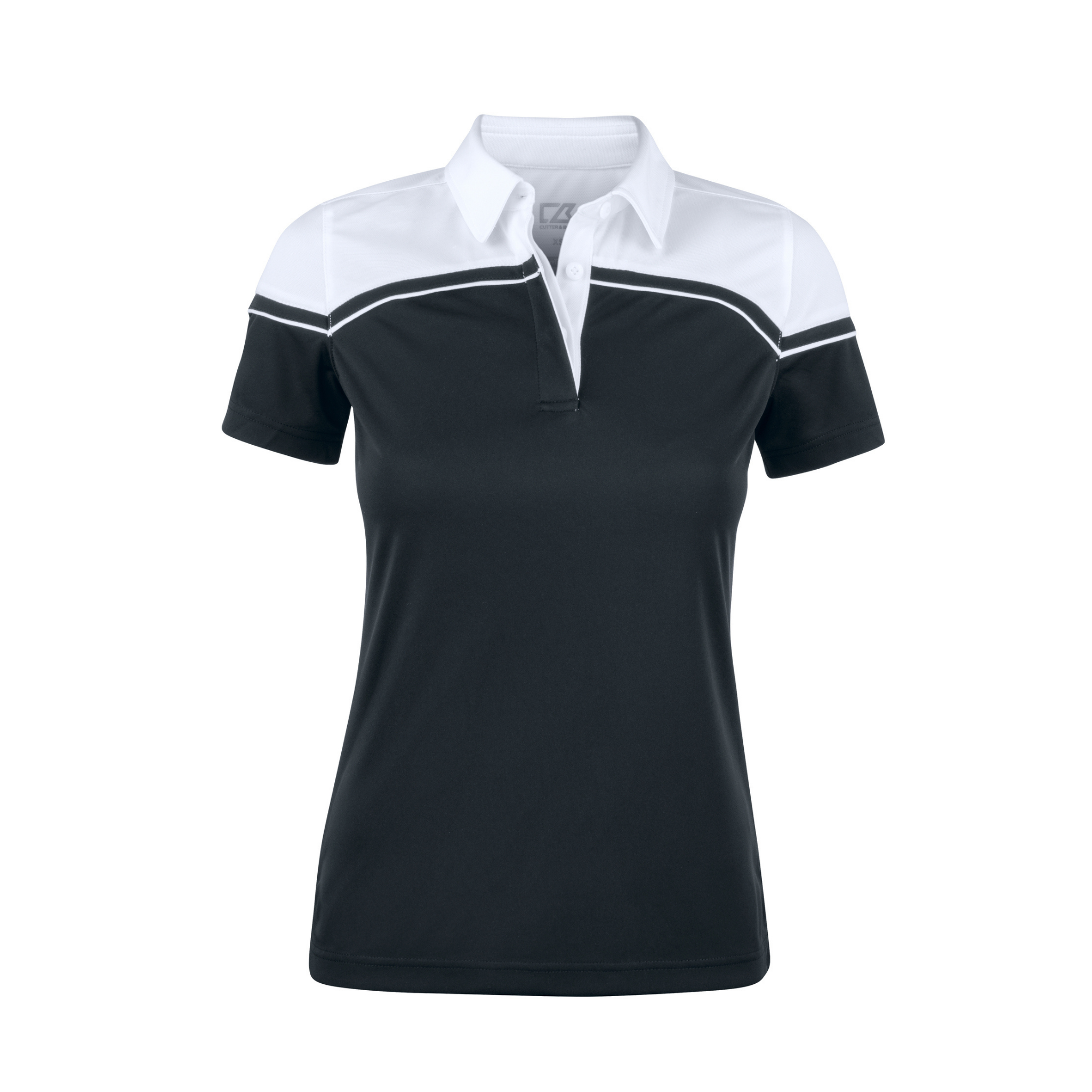 Cutter & Buck Seabeck Polo Dam - Svart/Vit-2
