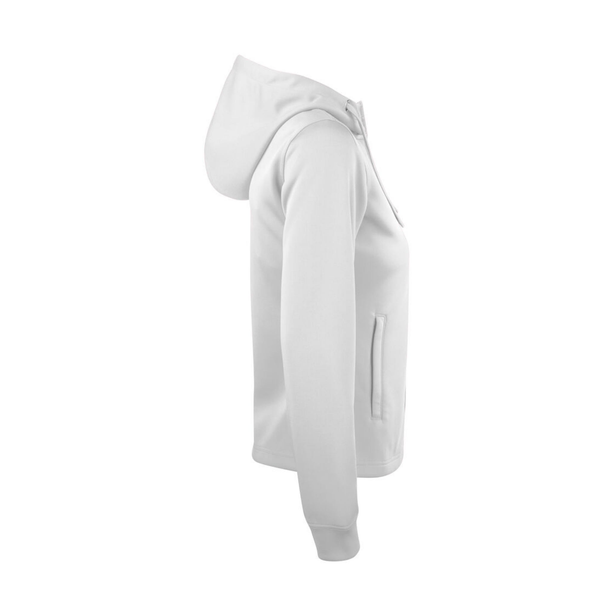 Clique Basic Active Hoodie Full Zip Dam - Vit-3