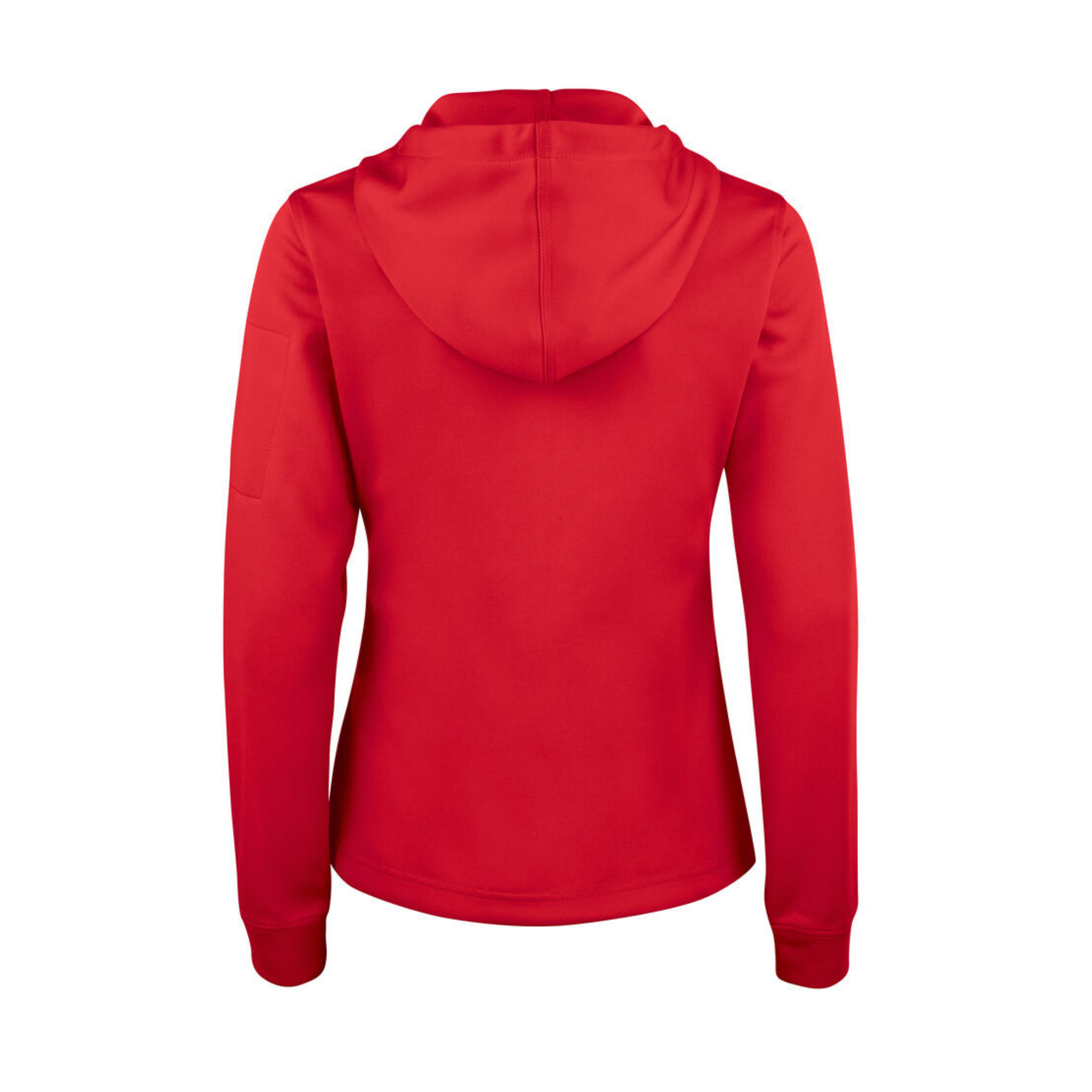 Clique Basic Active Hoodie Full Zip Dam - Röd-4
