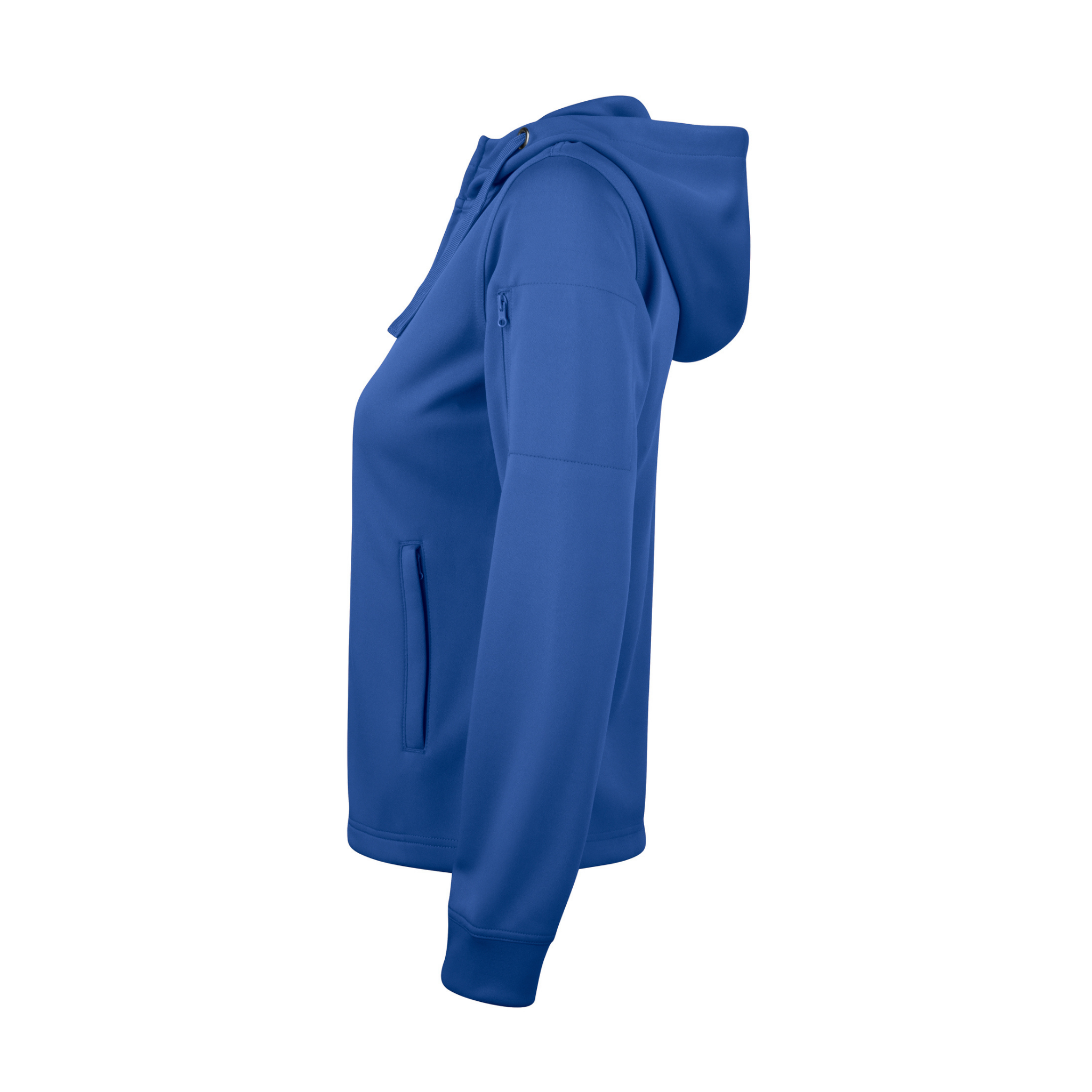 Clique Basic Active Hoodie Full Zip Dam - Royalblå-5