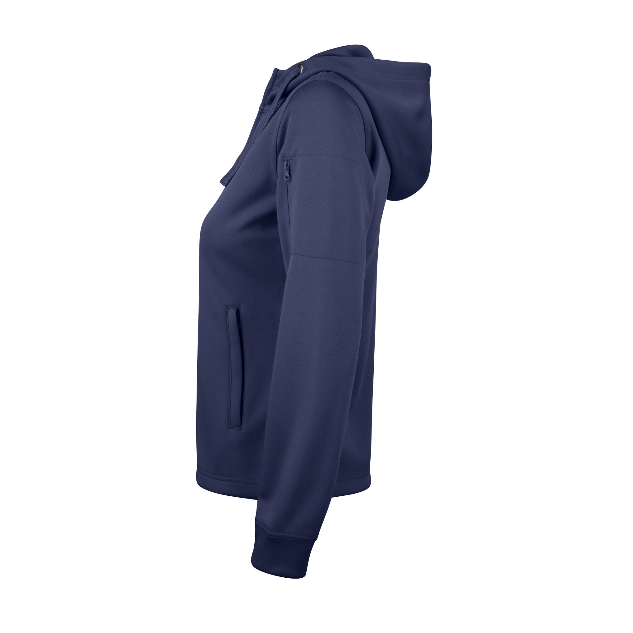 Clique Basic Active Hoodie Full Zip Dam - Mörk Marin-5