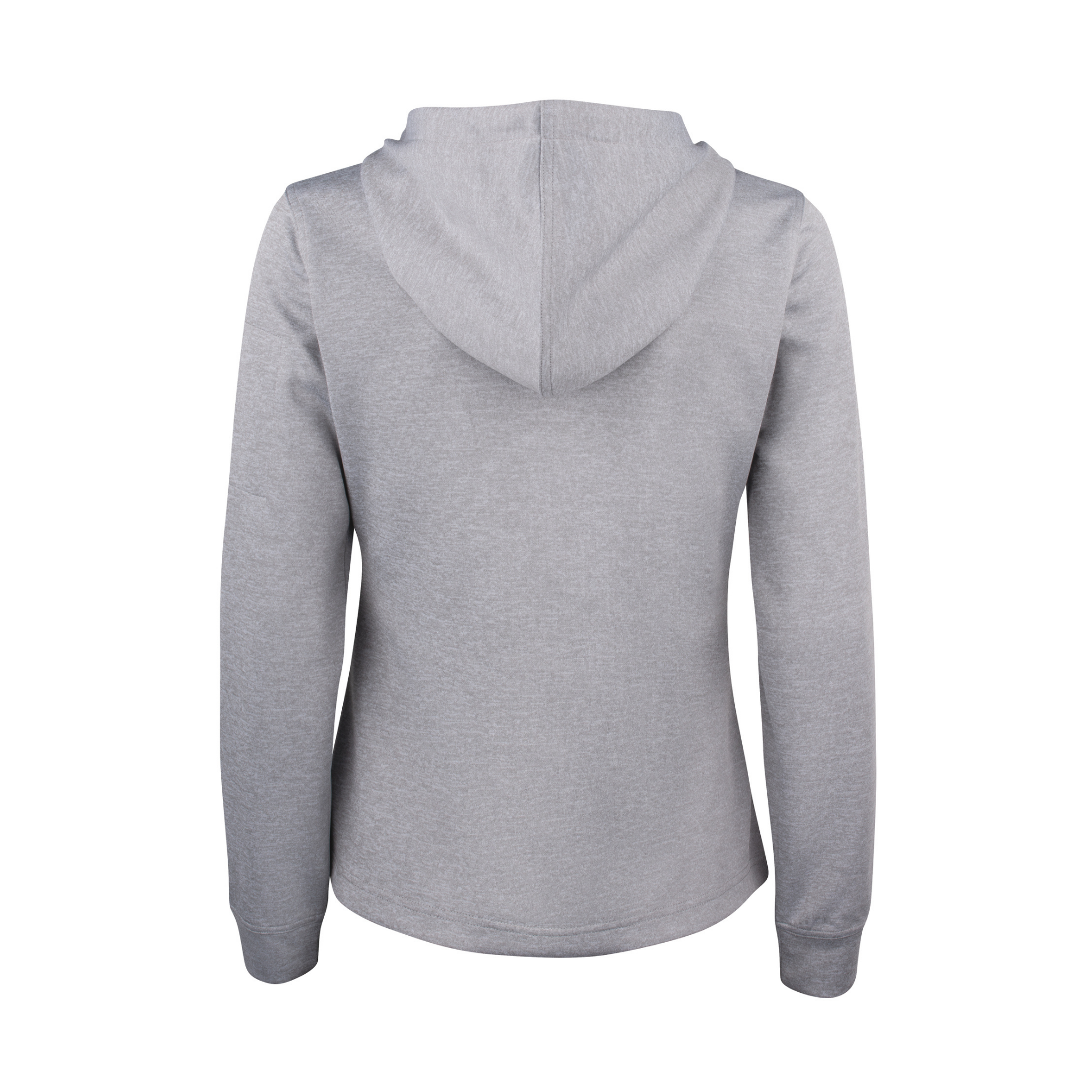 Clique Basic Active Hoodie Full Zip Dam - Gråmelerad-4
