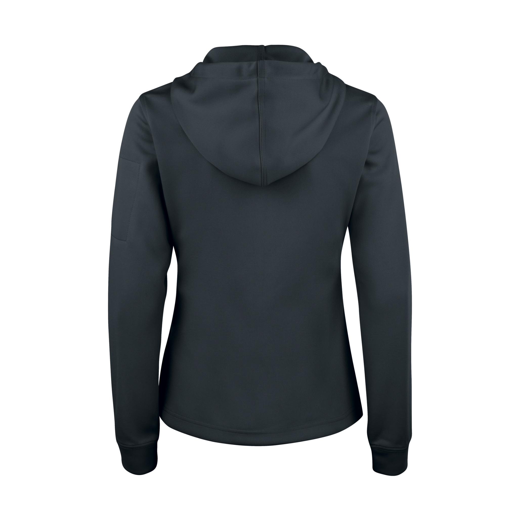 Clique Basic Active Hoodie Full Zip Dam - Svart-4