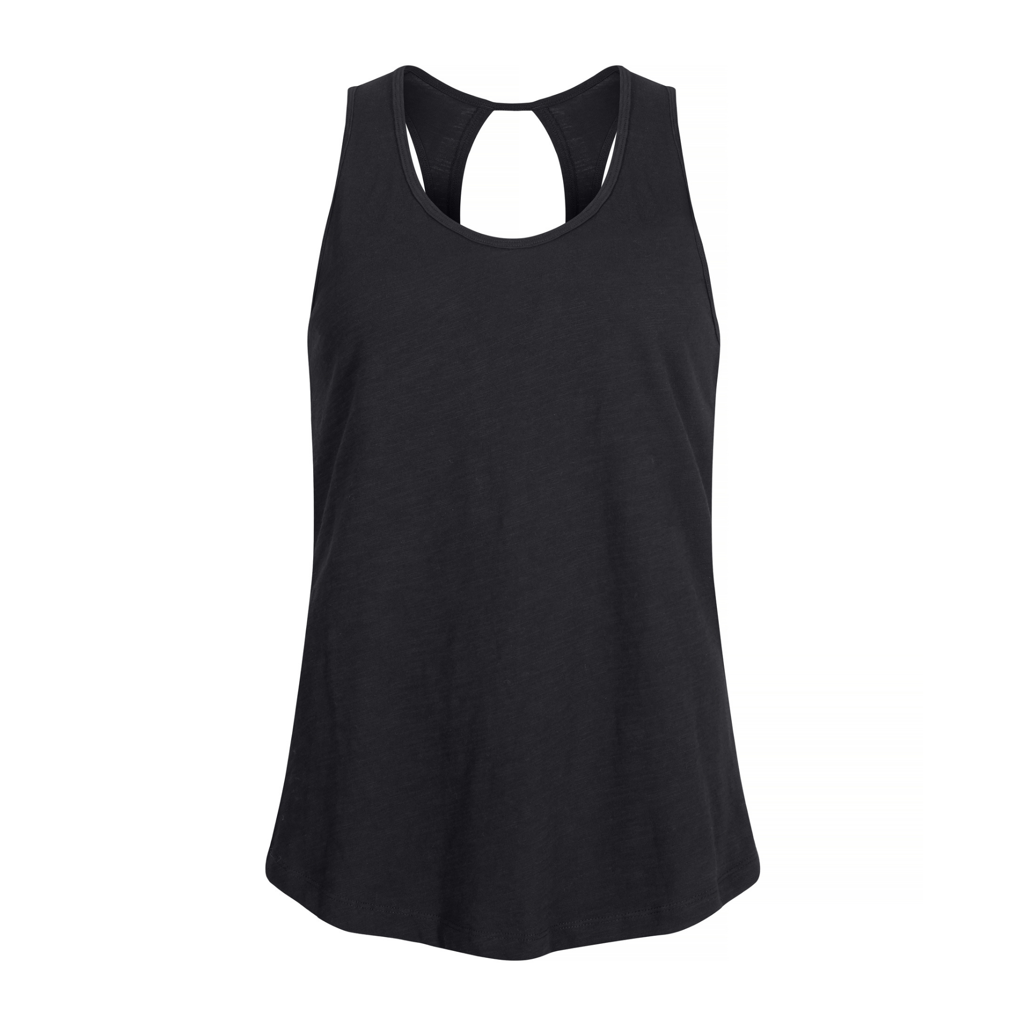 Clique Slub Tanktop Dam - Svart-2