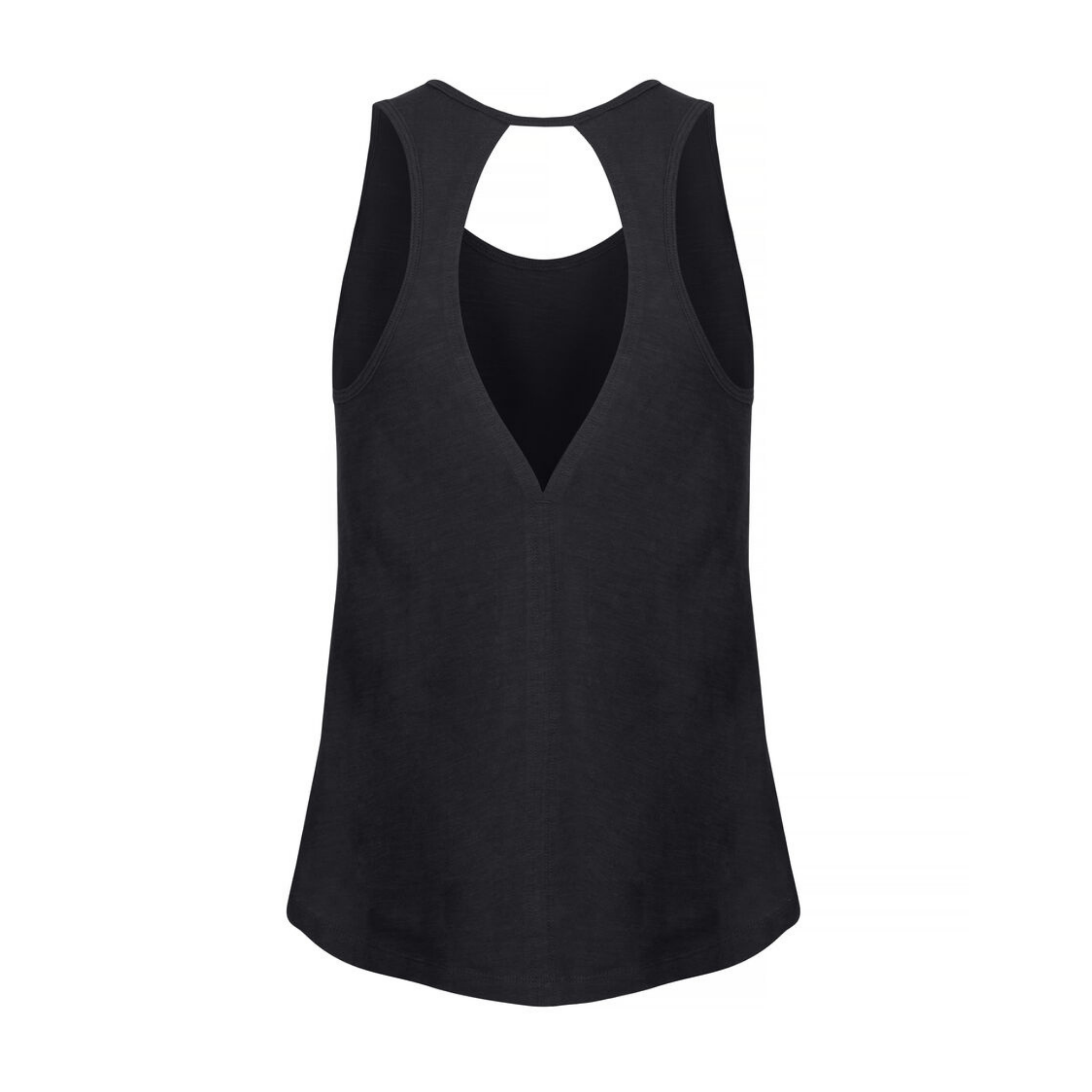 Clique Slub Tanktop Dam - Svart-4