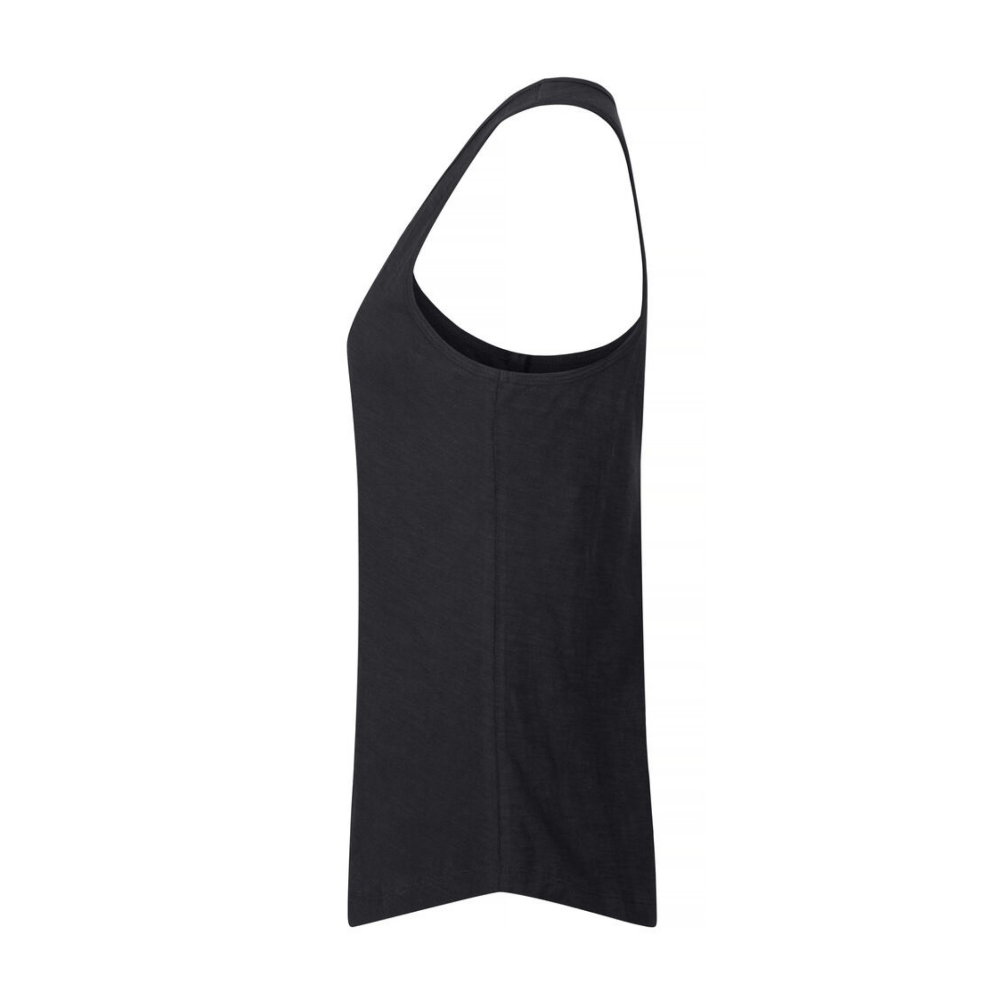 Clique Slub Tanktop Dam - Svart-5