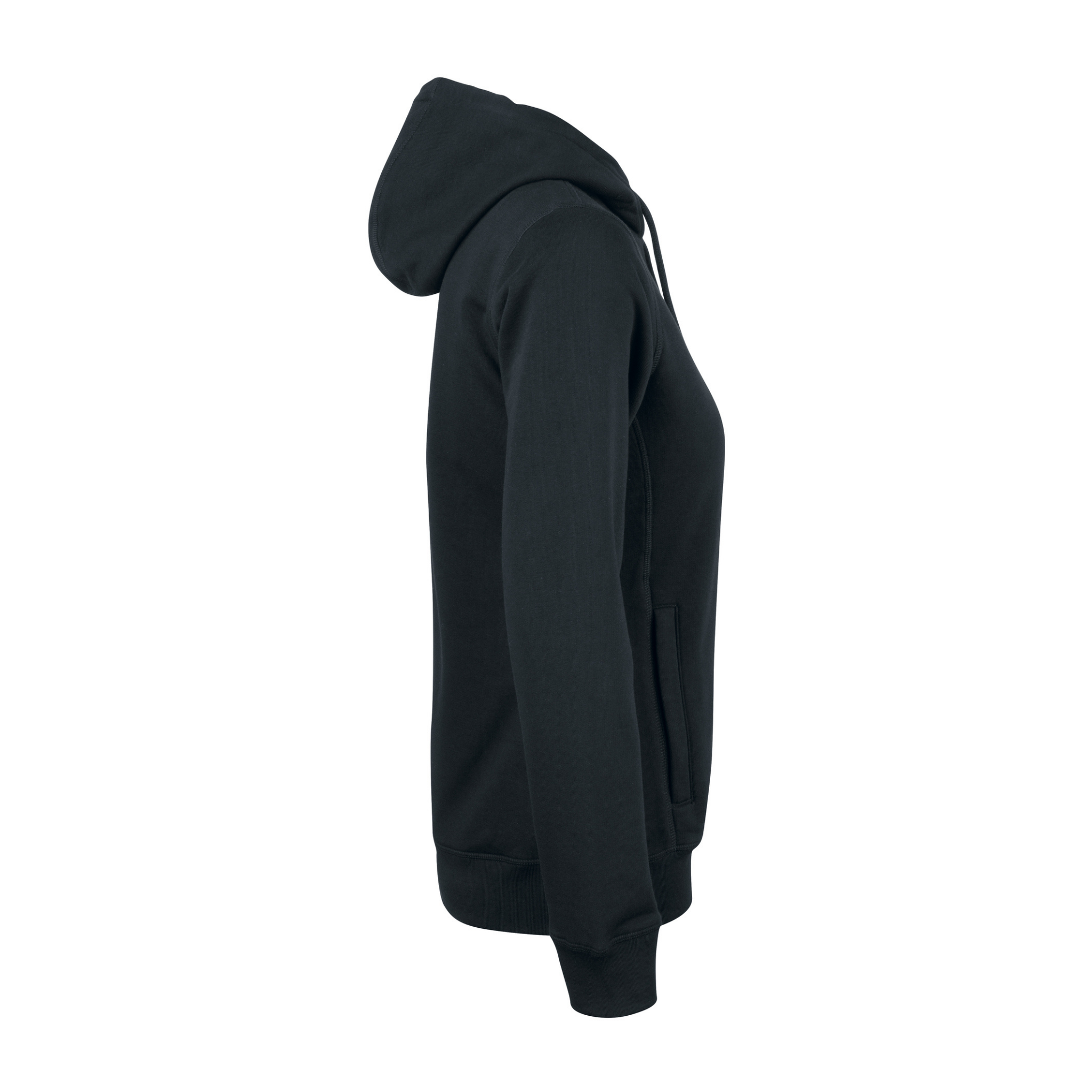 Clique Premium OC Hoody Full Zip Dam - Svart-3