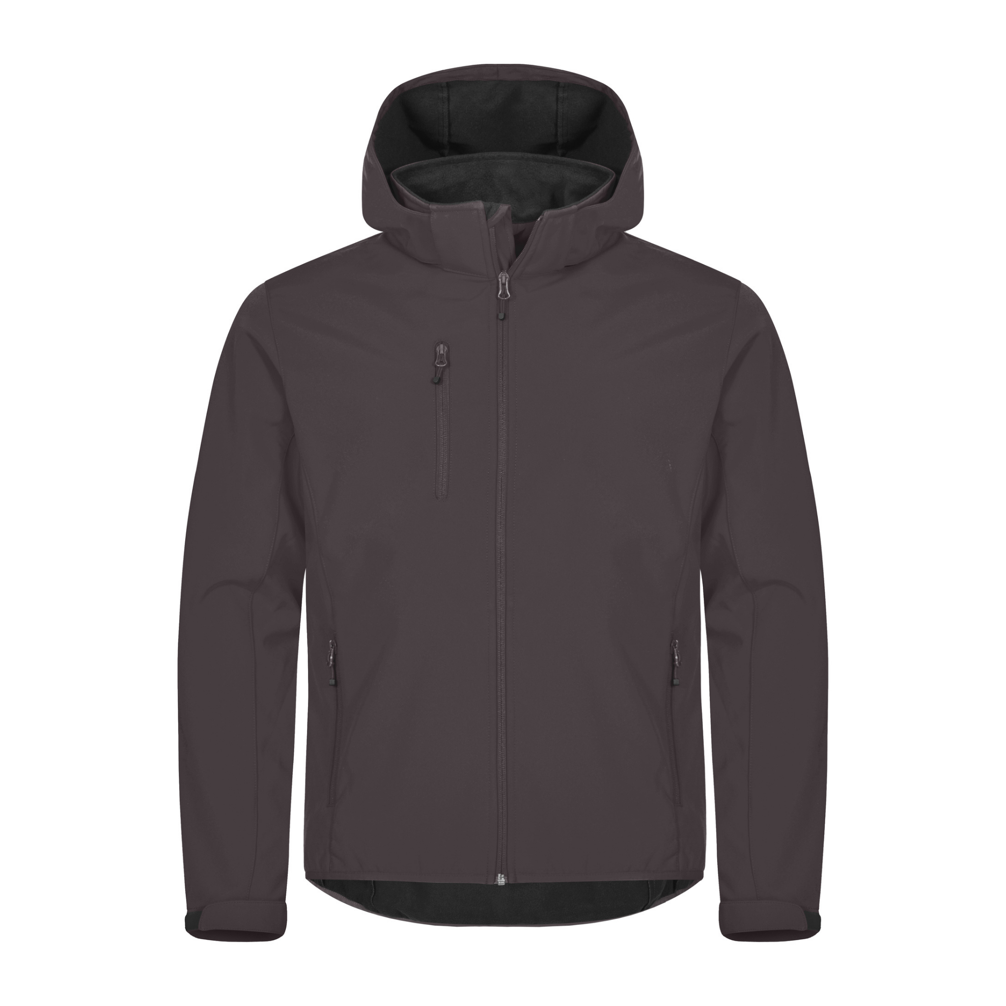 Clique Classic Softshell Hoodie Jacka Herr - Mörkgrå-2