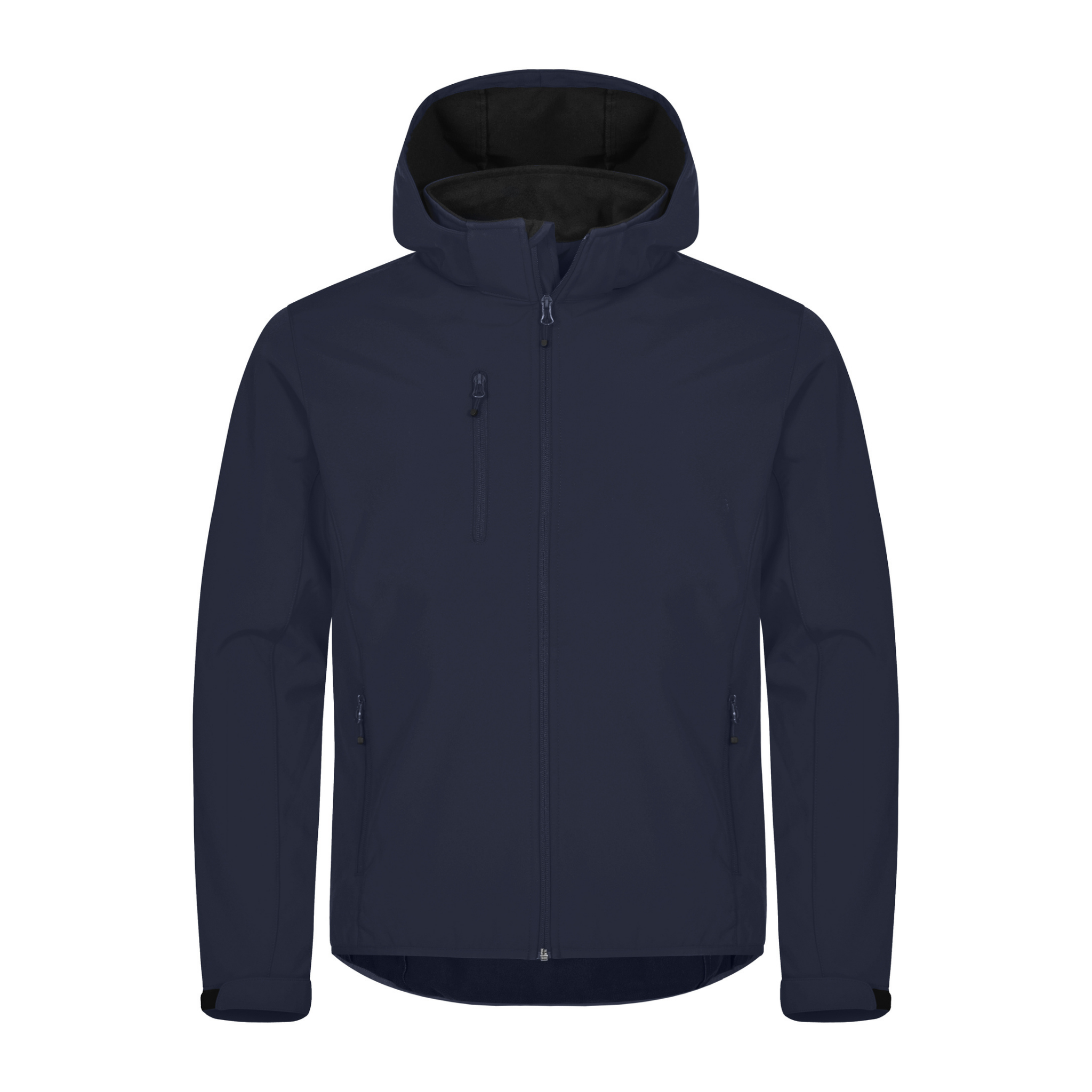 Clique Classic Softshell Hoodie Jacka Herr - Mörk Marin-2