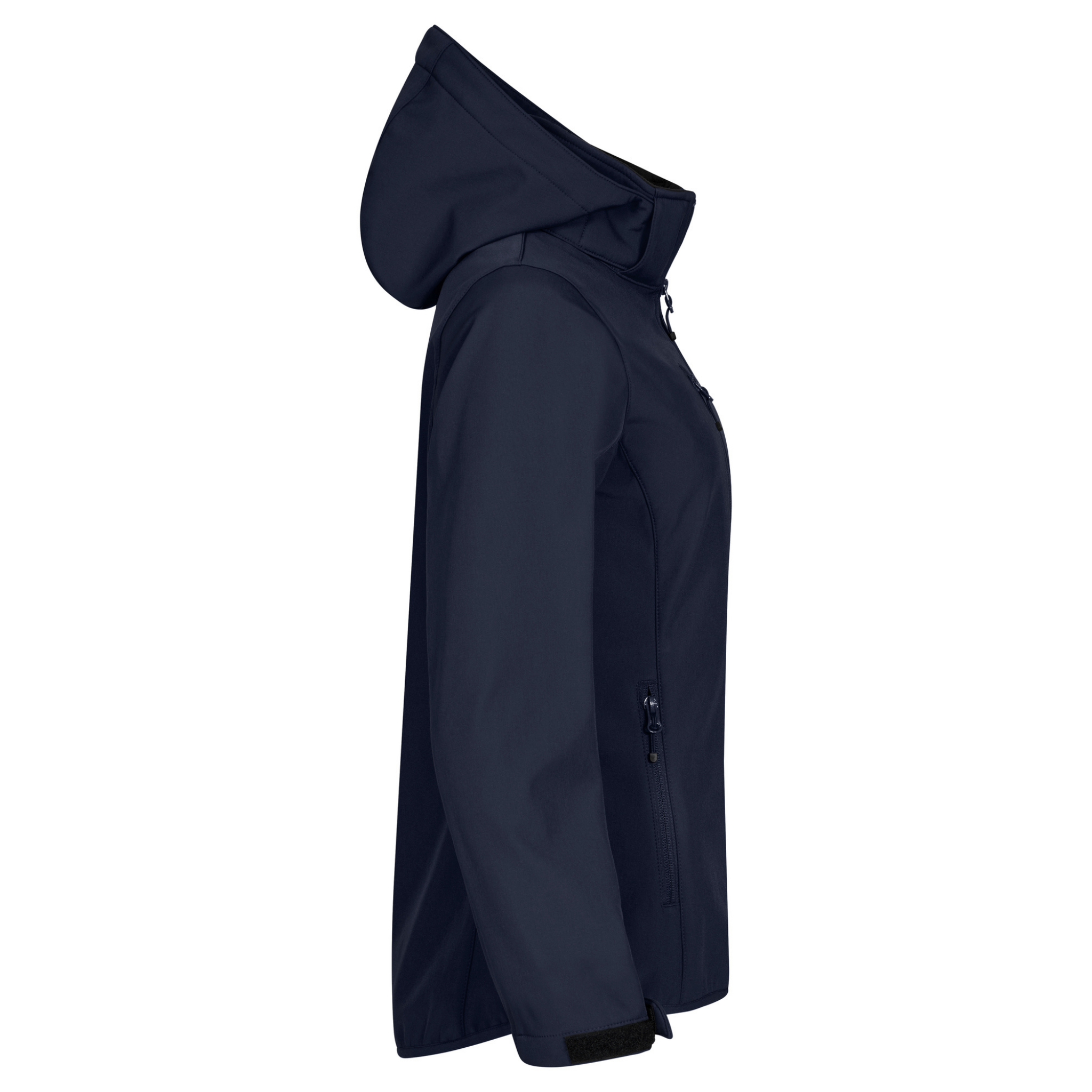 Clique Classic Softshell Hoodie Jacka Dam - Mörk Marin-3