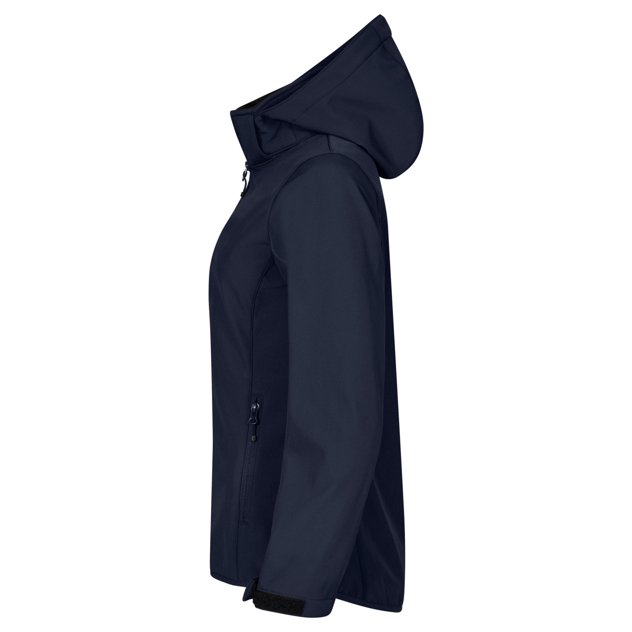 Clique Classic Softshell Hoodie Jacka Dam - Mörk Marin-5
