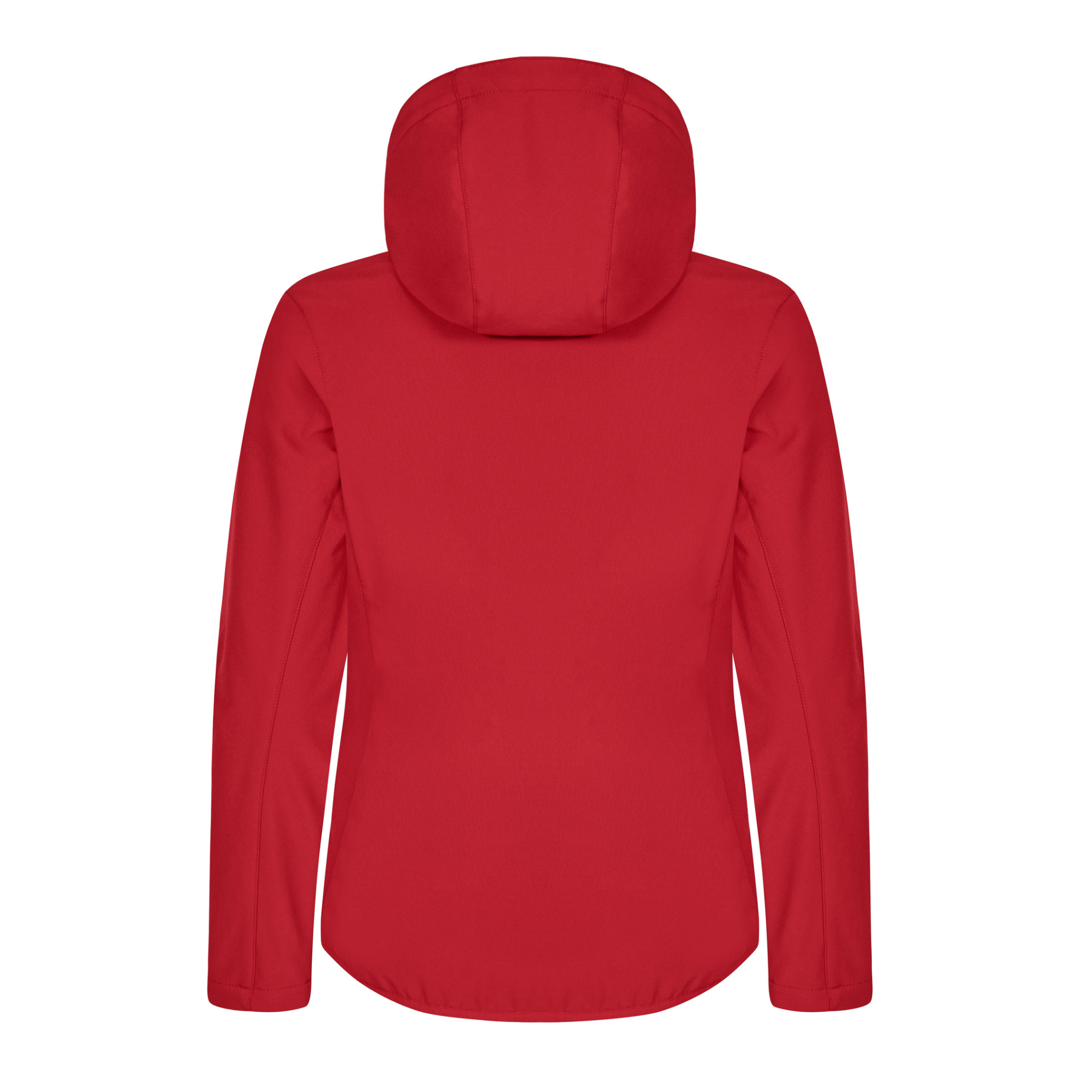 Clique Classic Softshell Hoodie Jacka Dam - Röd-4