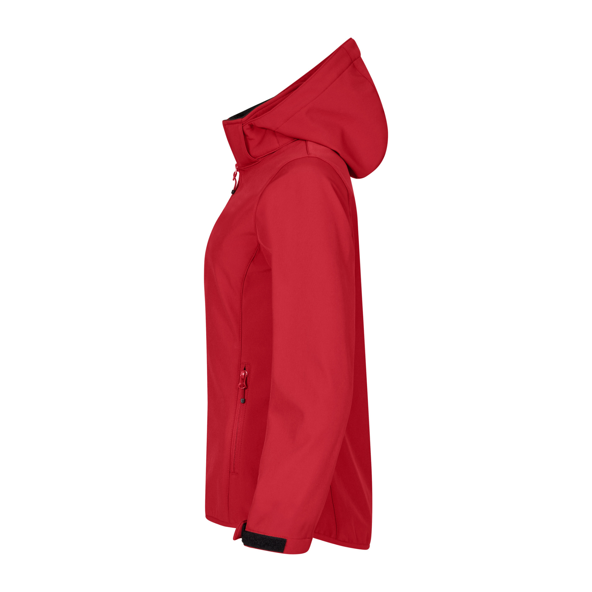 Clique Classic Softshell Hoodie Jacka Dam - Röd-5