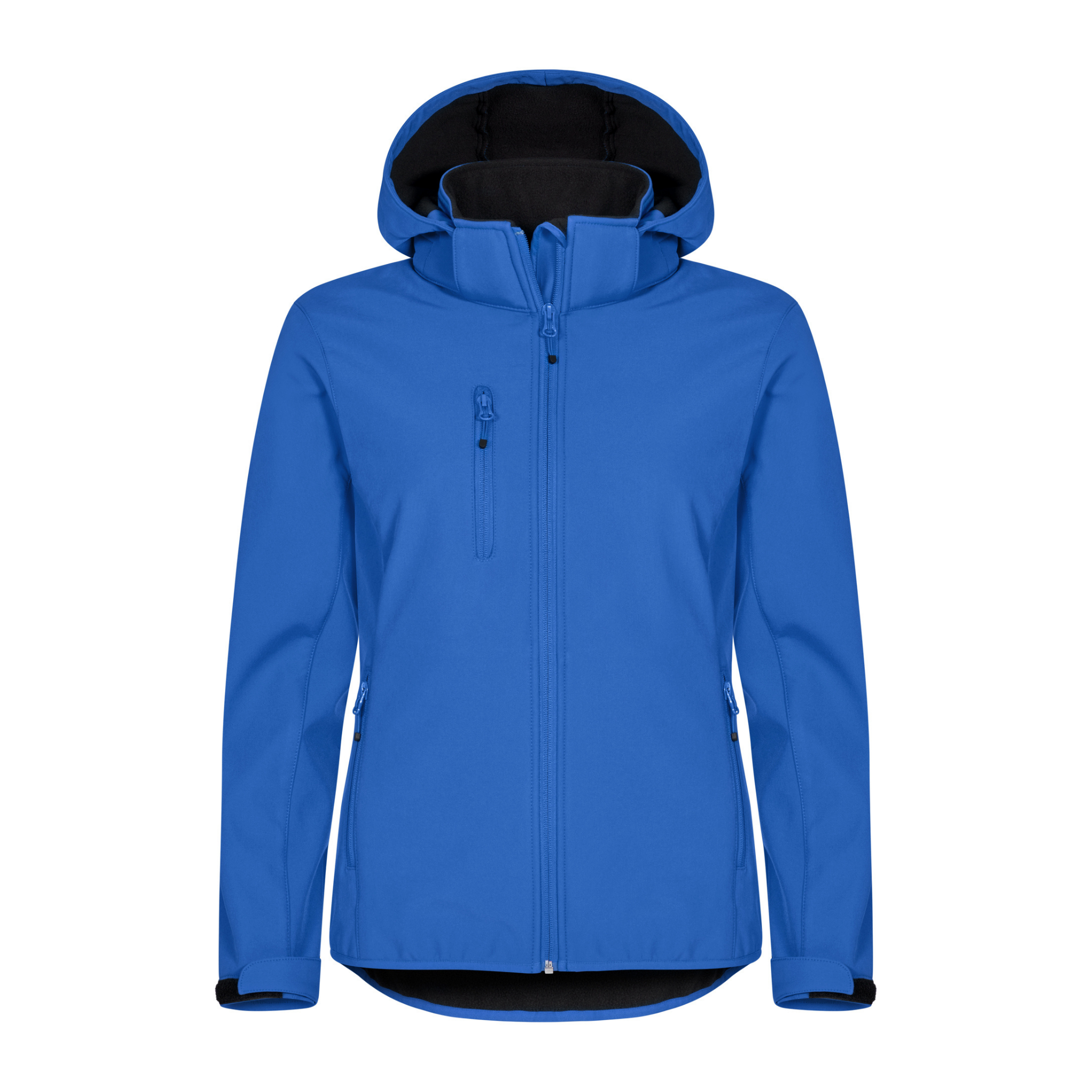 Clique Classic Softshell Hoodie Jacka Dam - Royalblå-2