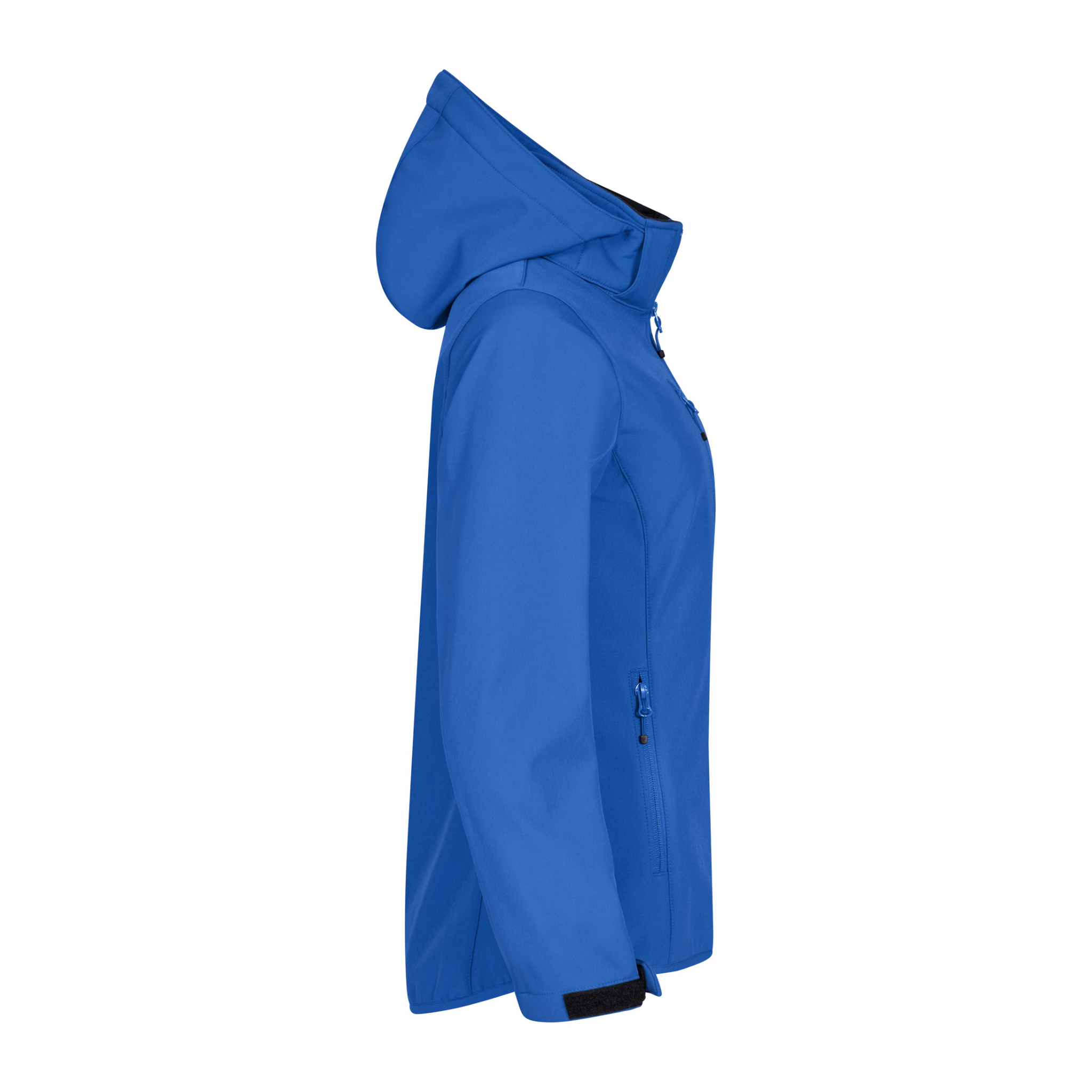 Clique Classic Softshell Hoodie Jacka Dam - Royalblå-3