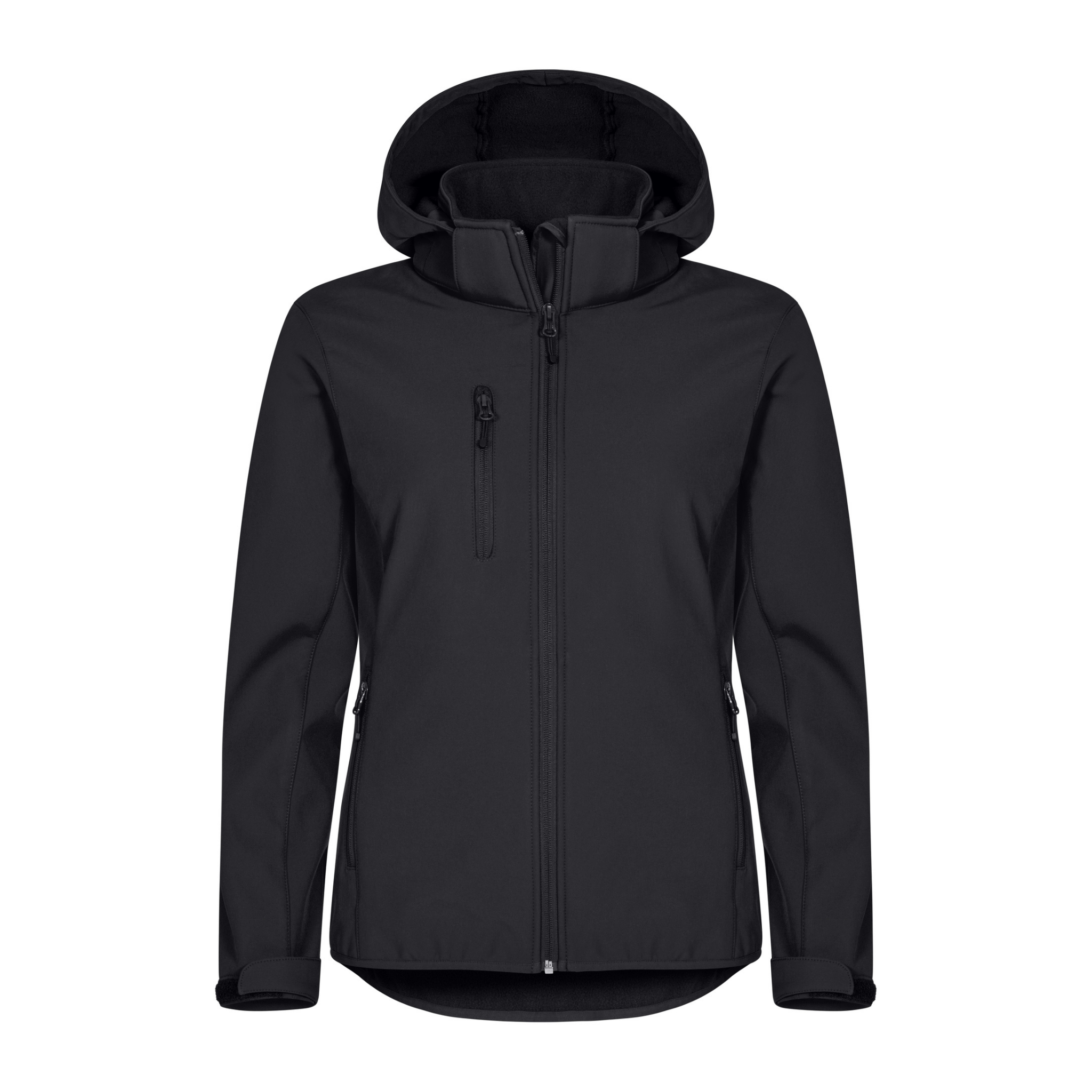 Clique Classic Softshell Hoodie Jacka Dam - Svart-2