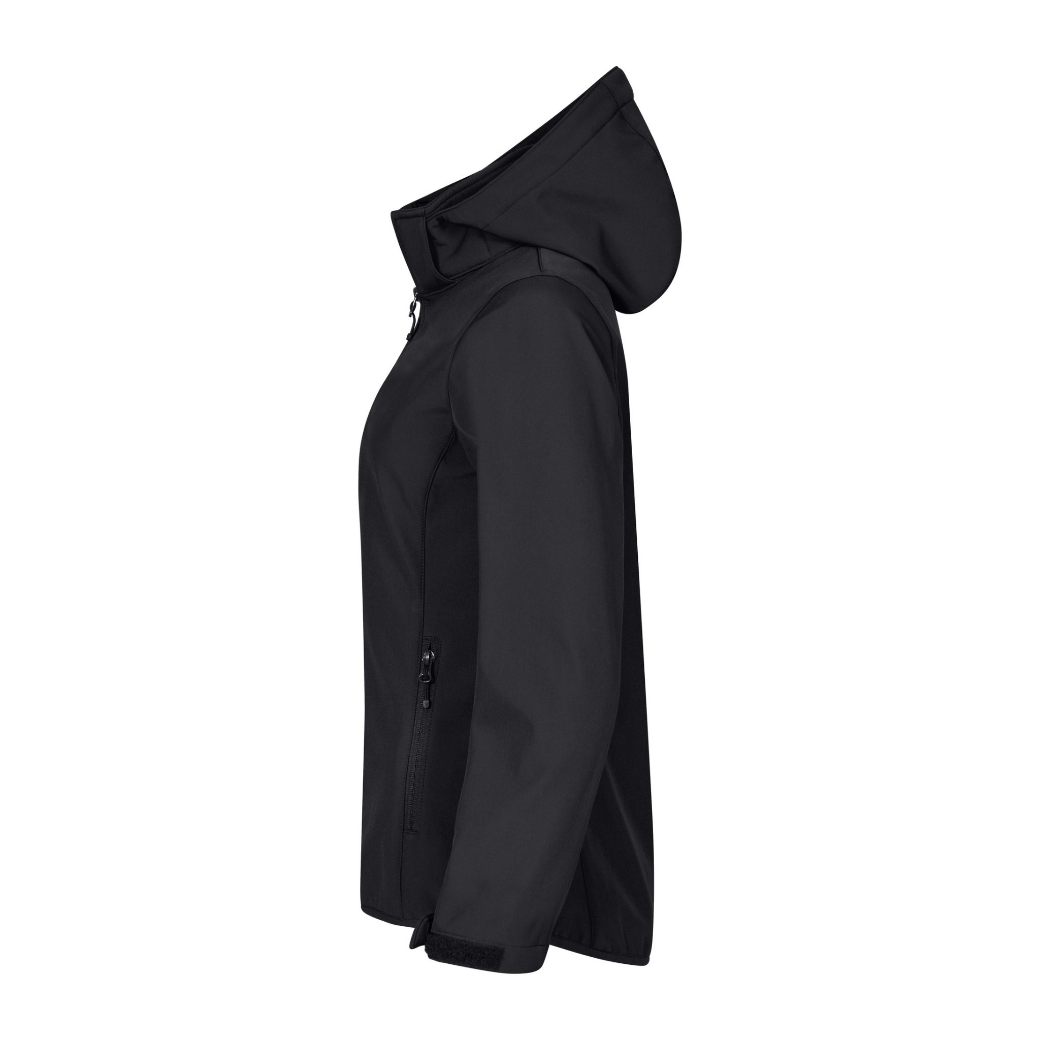 Clique Classic Softshell Hoodie Jacka Dam - Svart-5