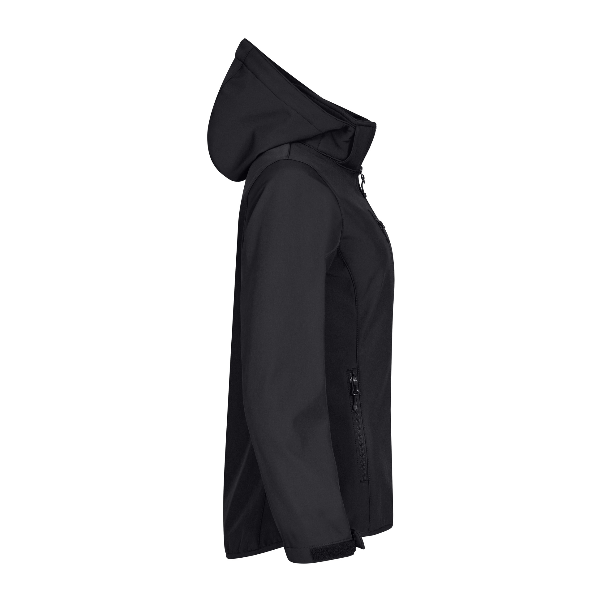 Clique Classic Softshell Hoodie Jacka Dam - Svart-3