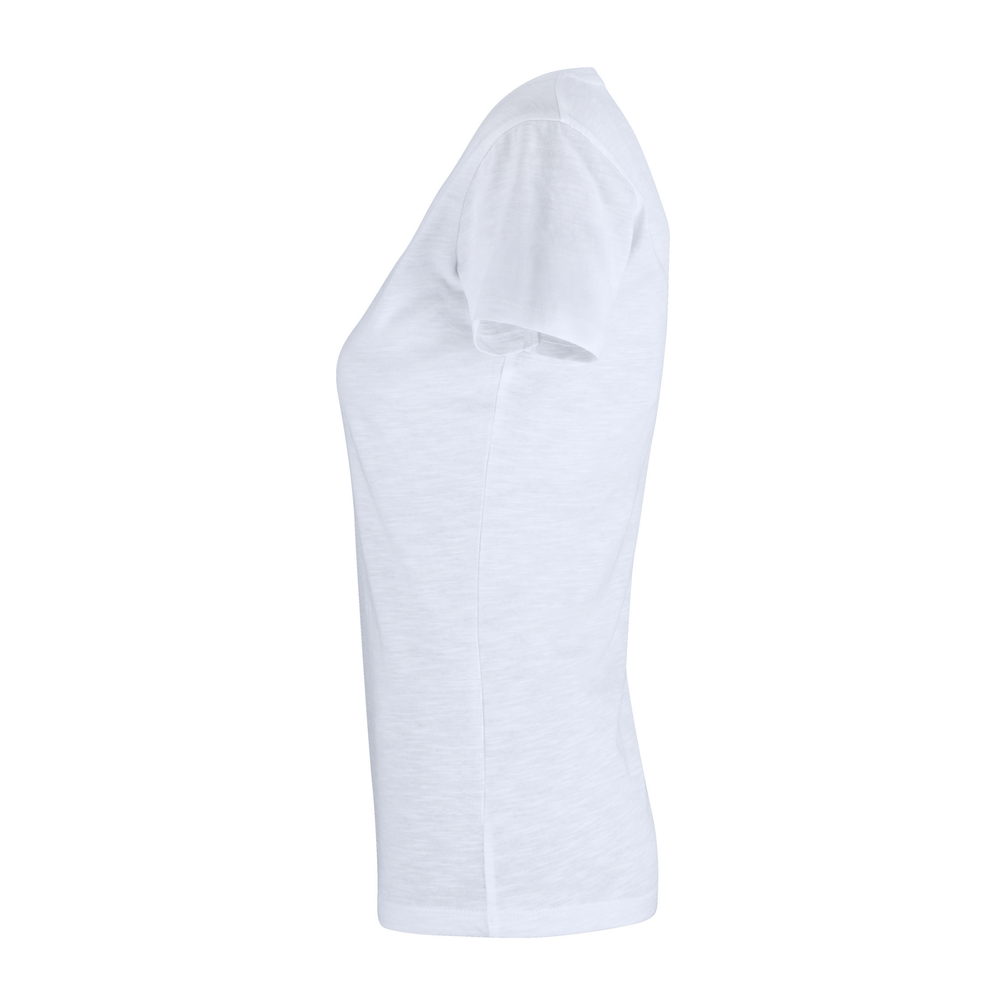Clique Slub T-Shirt Dam - Vit-5