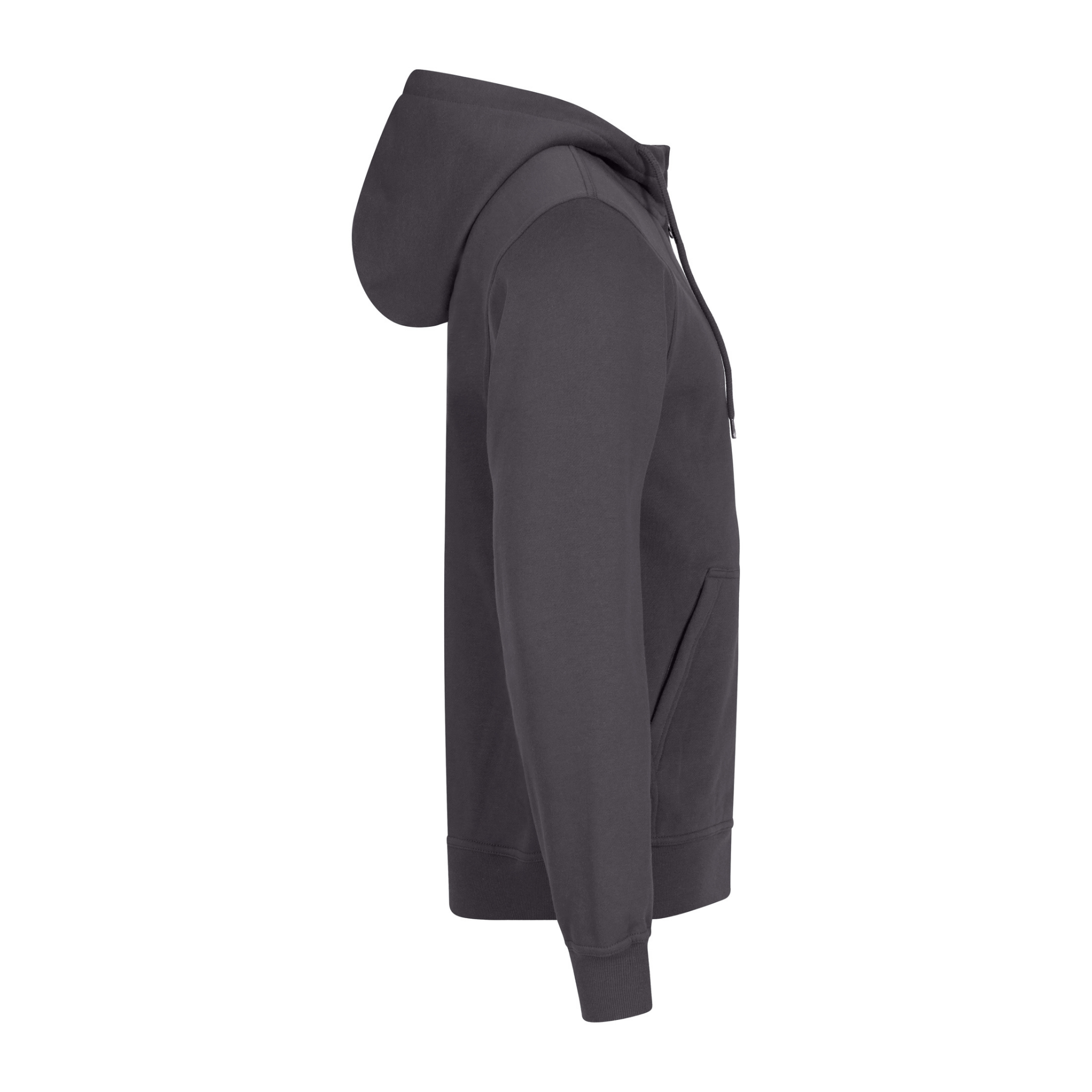 Clique Miami Hoodie Full Zip Herr - Metallgrå-3