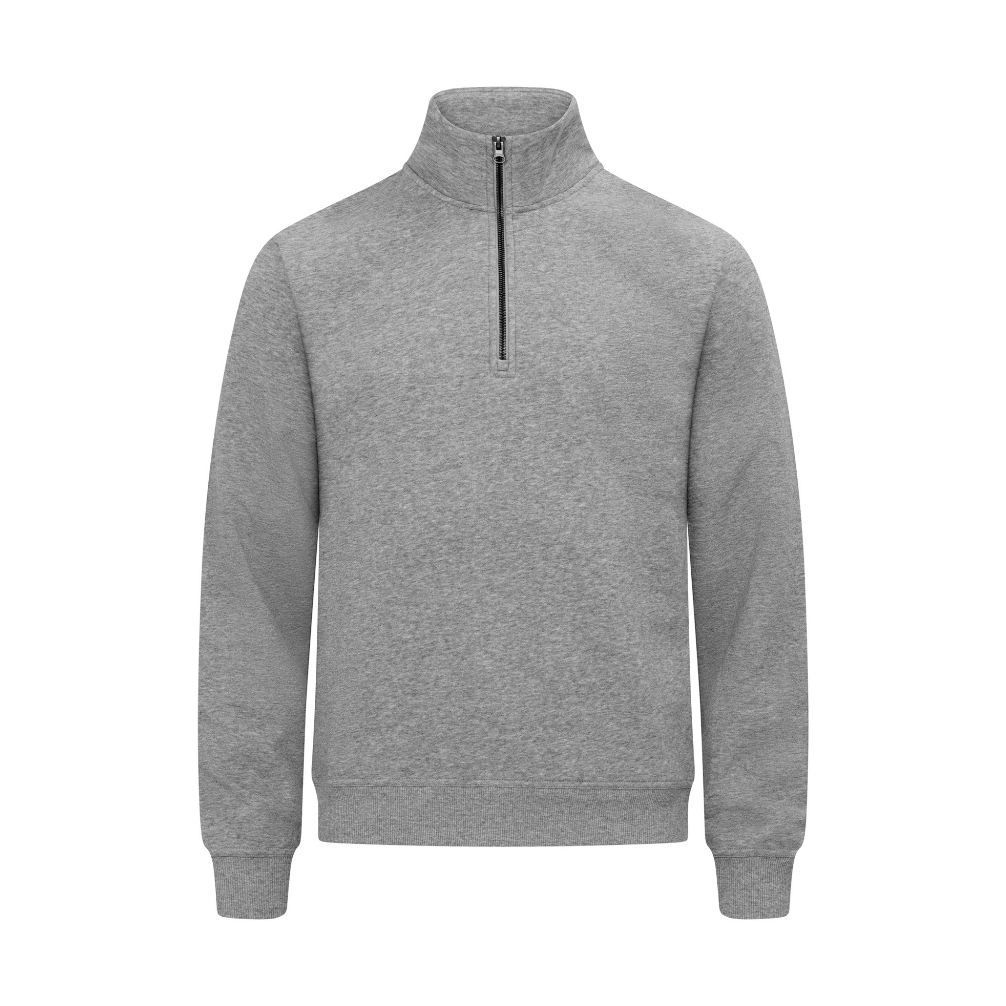 Clique Miami Sweatshirt Half Zip Herr - Gråmelerad-2