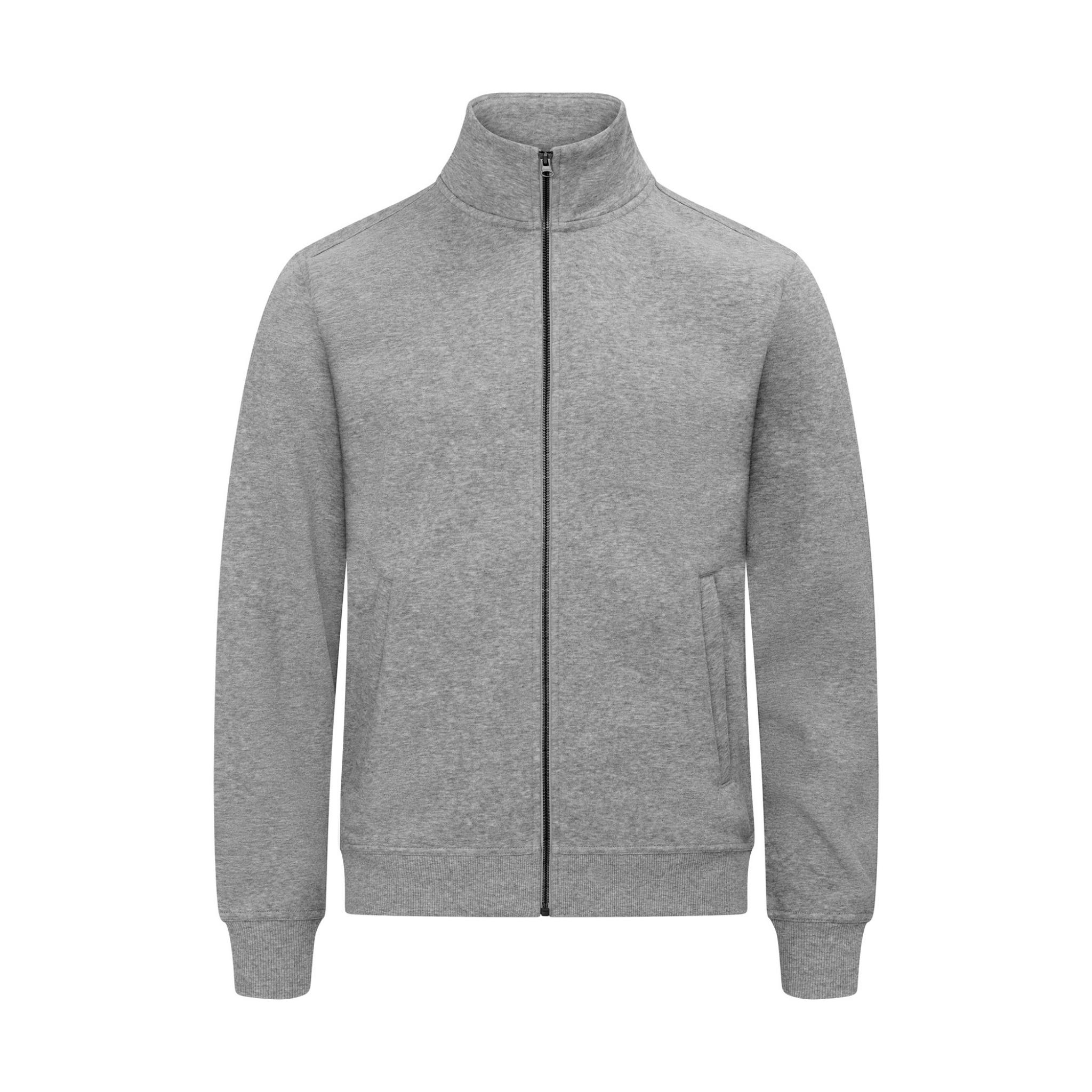 Clique Miami Cardigan Herr - Gråmelerad-2