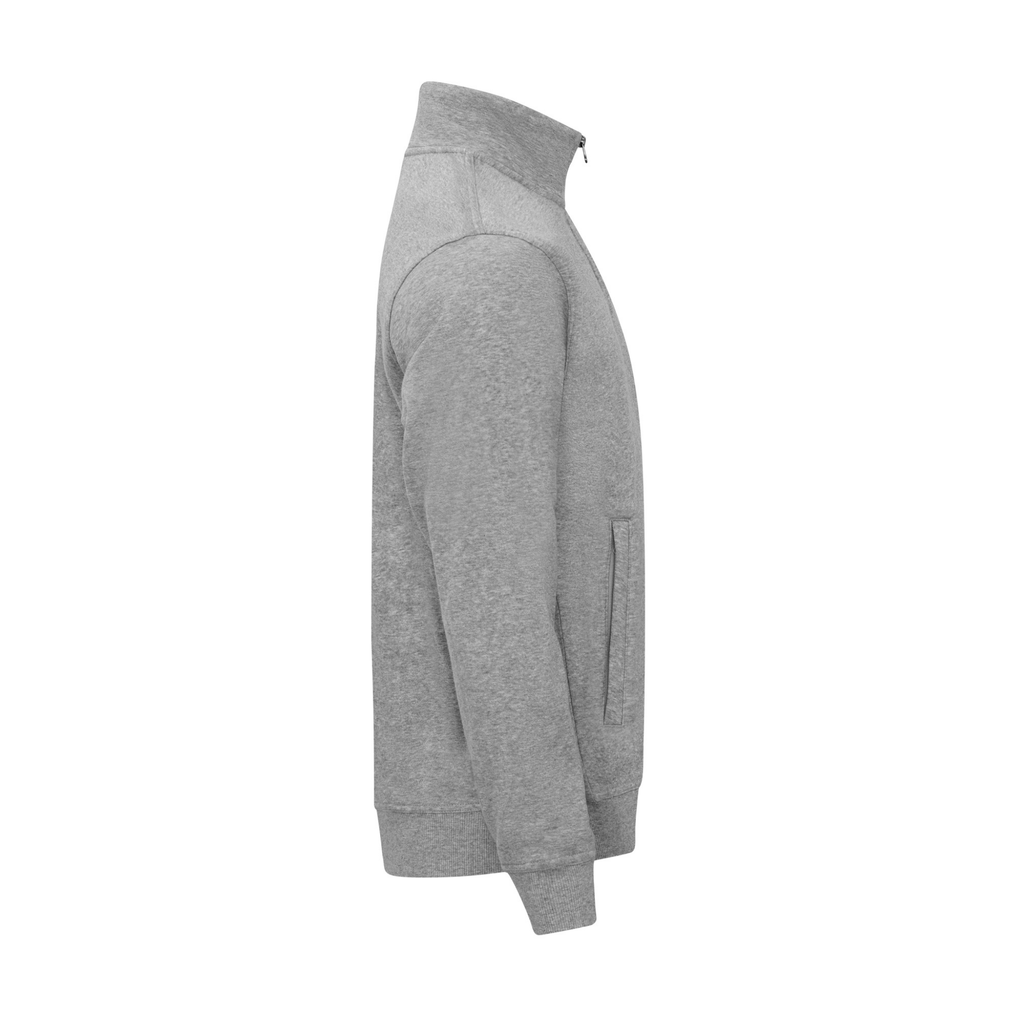 Clique Miami Cardigan Herr - Gråmelerad-3