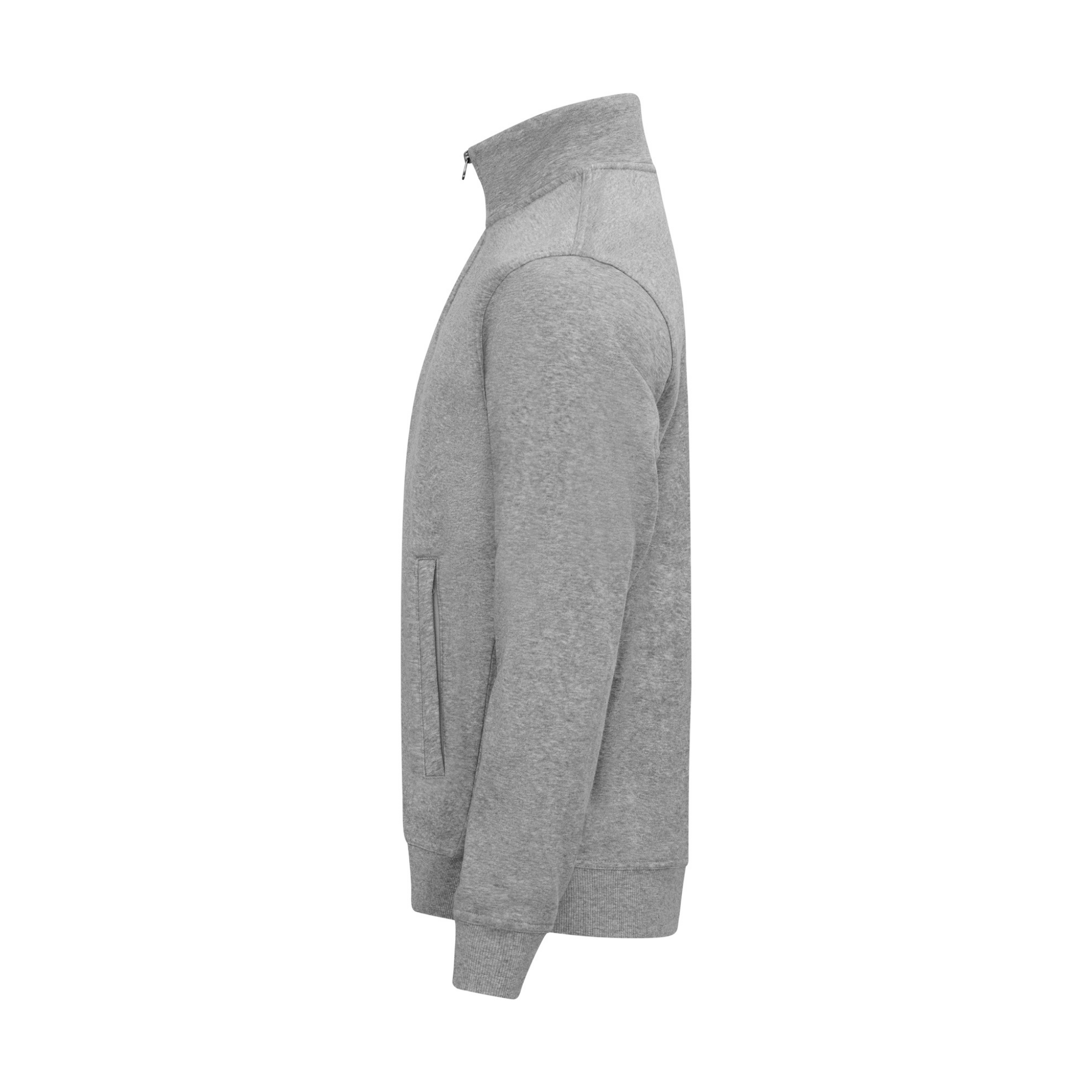 Clique Miami Cardigan Herr - Gråmelerad-5