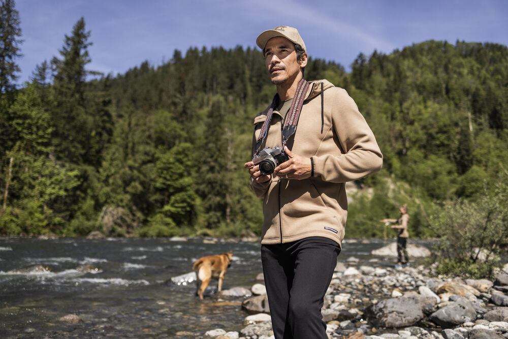 Cutter & Buck Pemberton Hoodie Full Zip Herr - Khaki-6