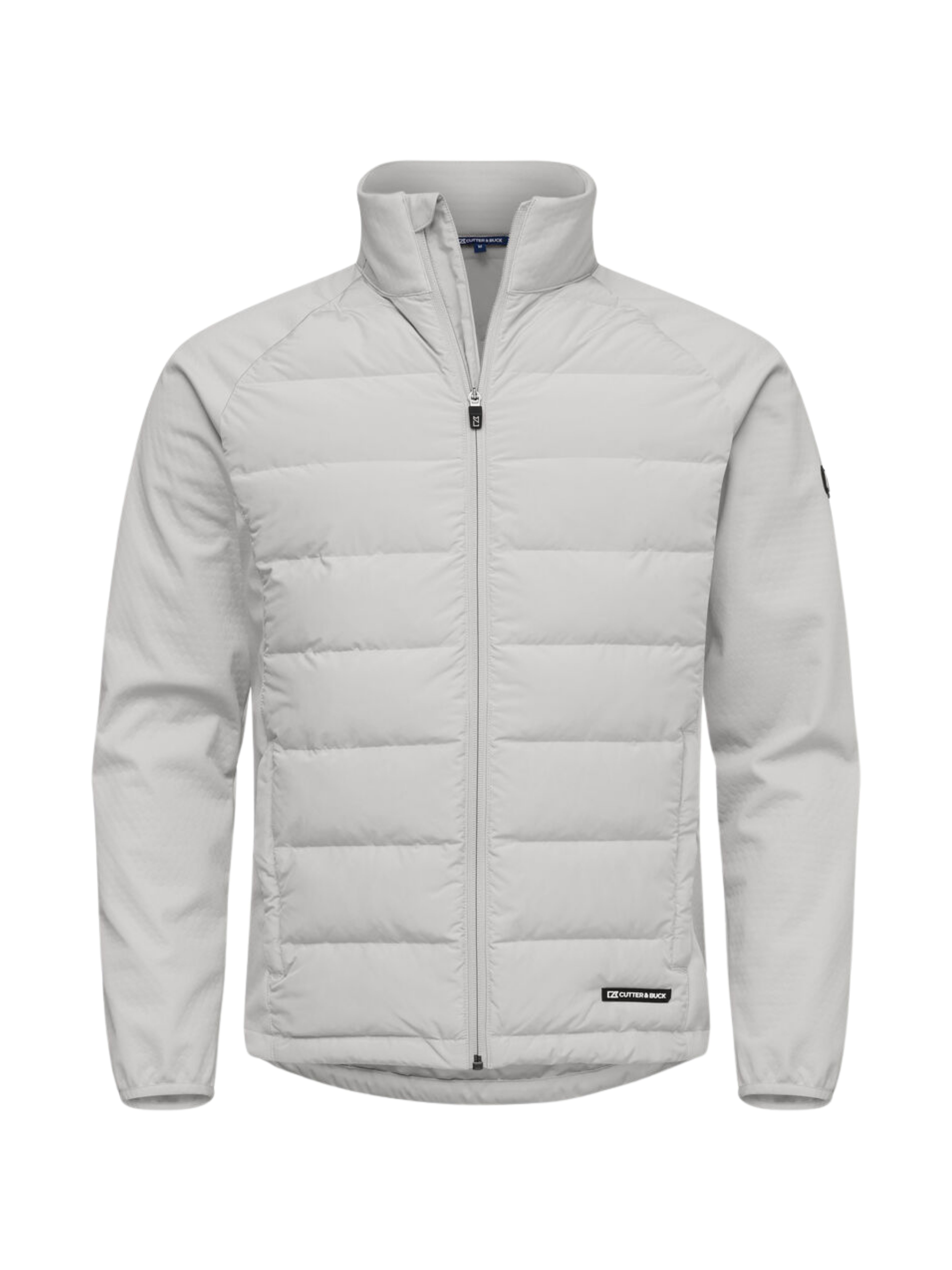 Cutter & Buck Oak Harbor Hybridjacka Herr - Silver-2