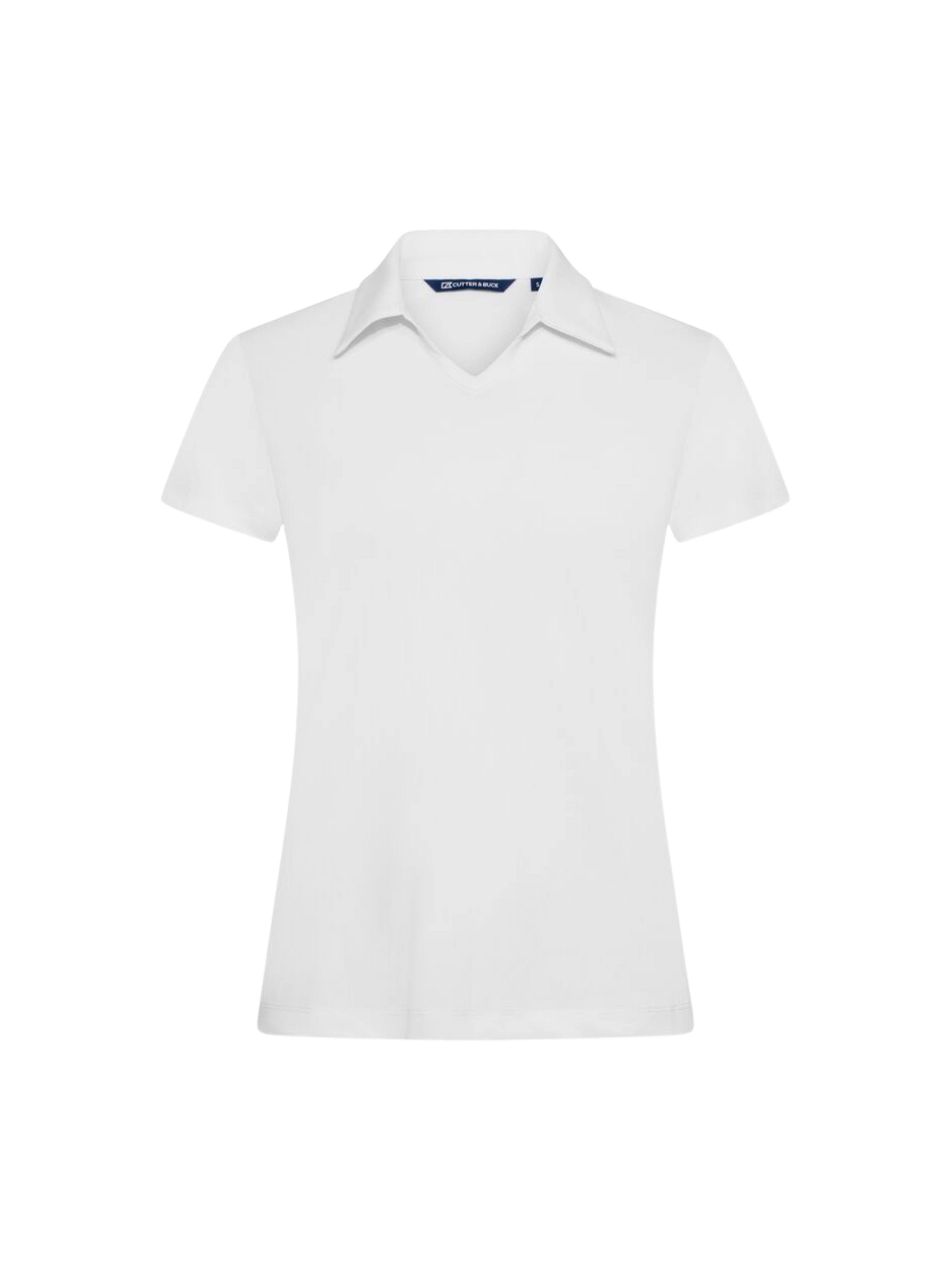 Cutter & Buck Virtue Polo V-neck Dam - Vit