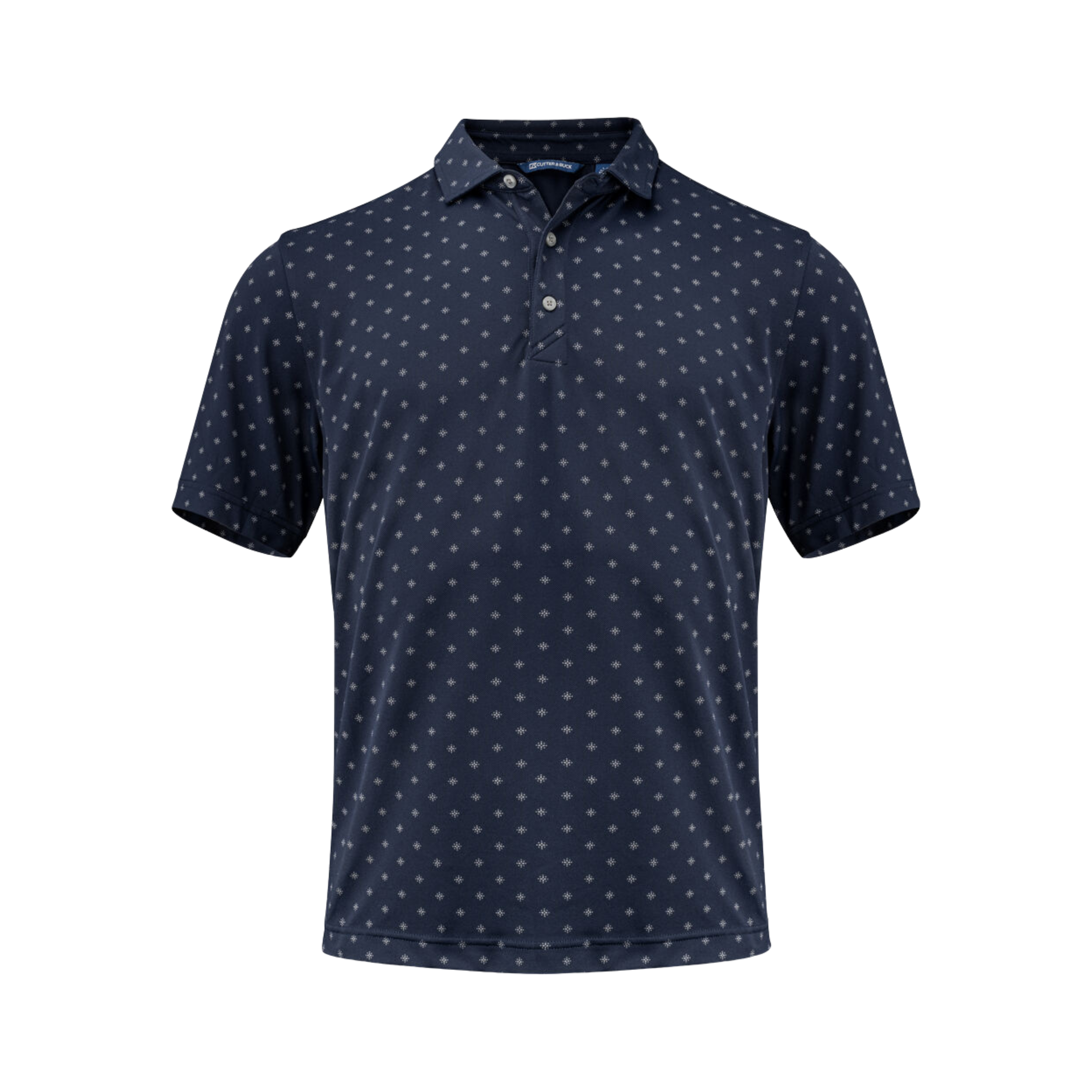 Cutter & Buck Virtue Polo Printed Herr - Mörk Marin-2
