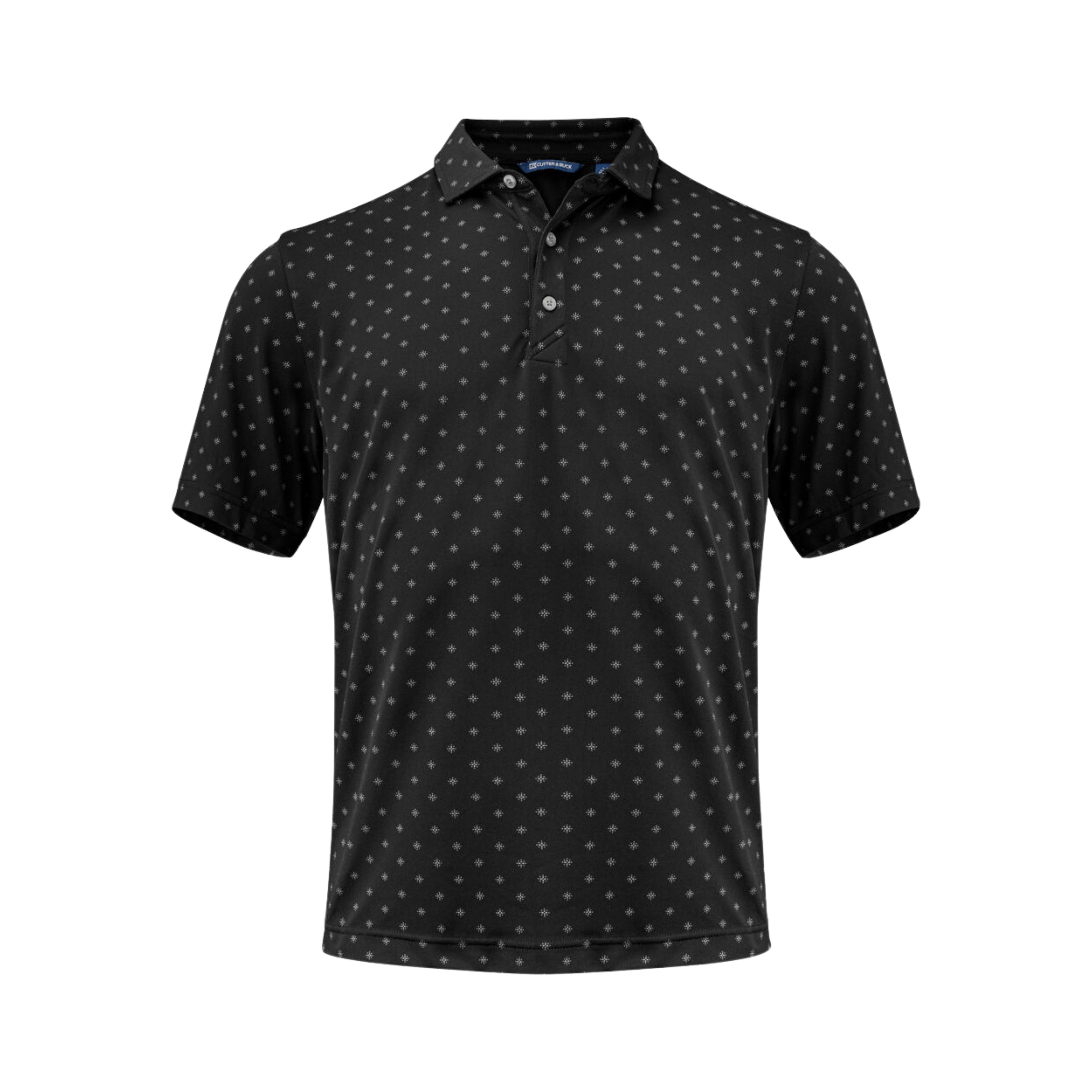 Cutter & Buck Virtue Polo Printed Herr - Svart-2