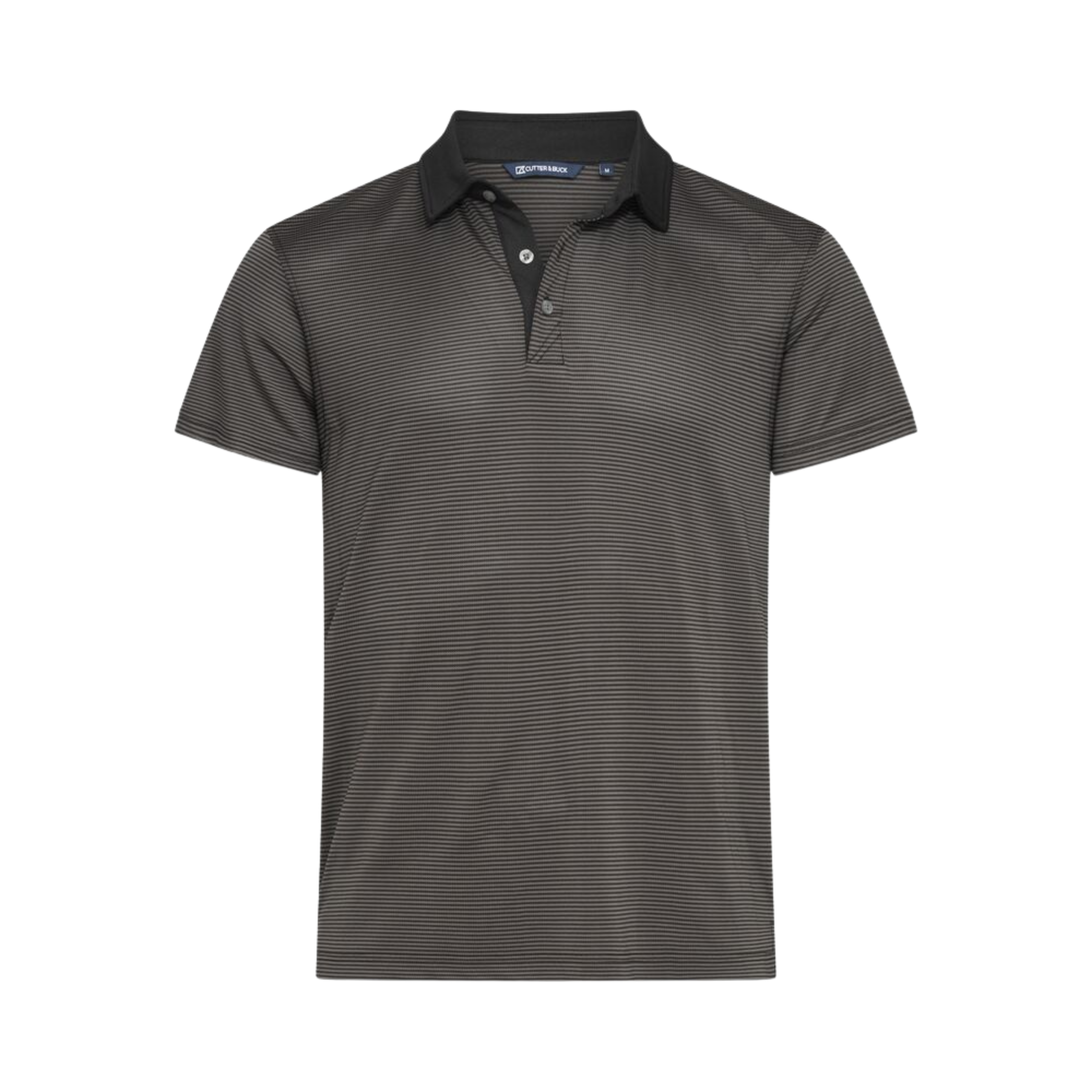Cutter & Buck Virtue Polo Stripes Herr - Svart-2