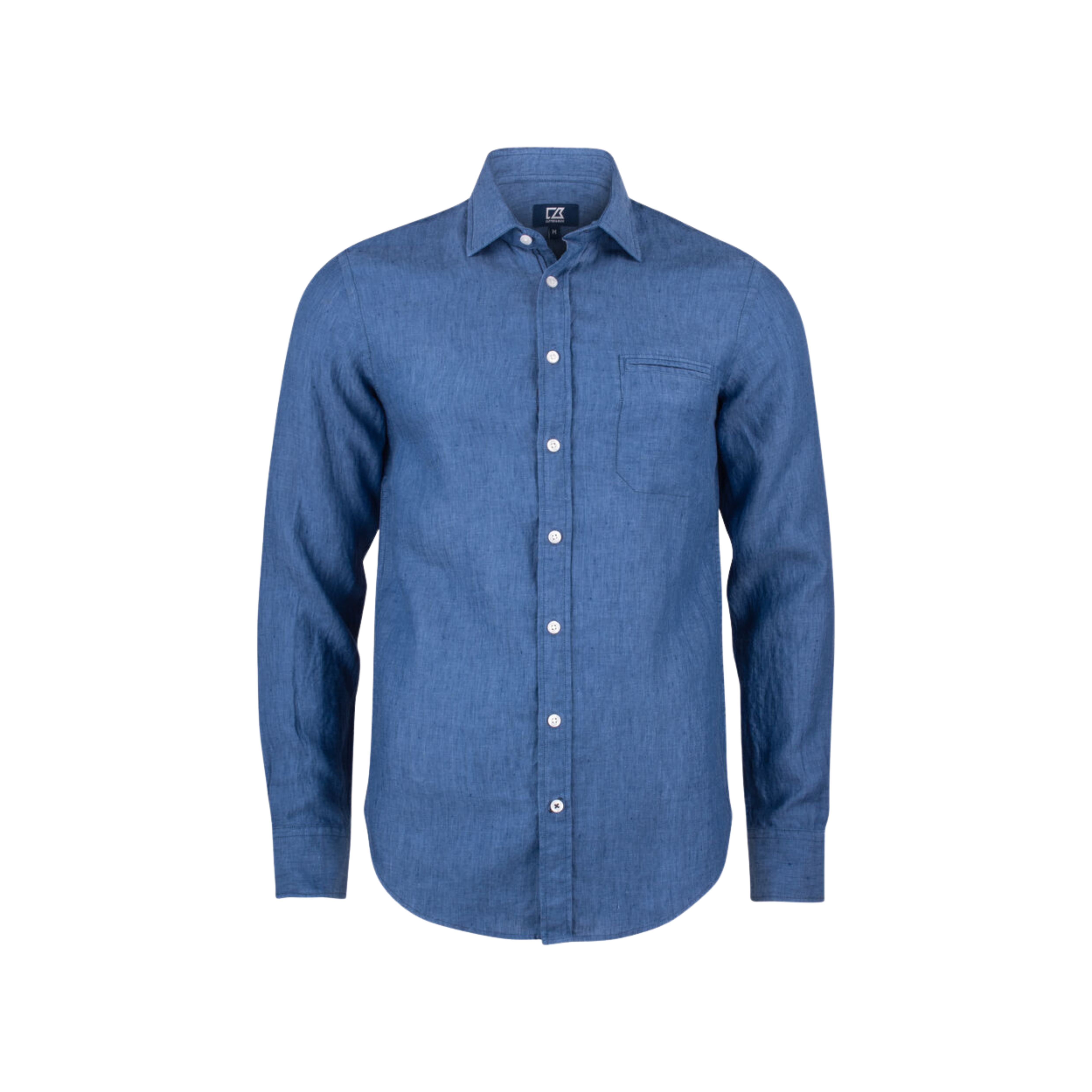 Cutter & Buck Summerland Linne Skjorta Herr - Dream Blue