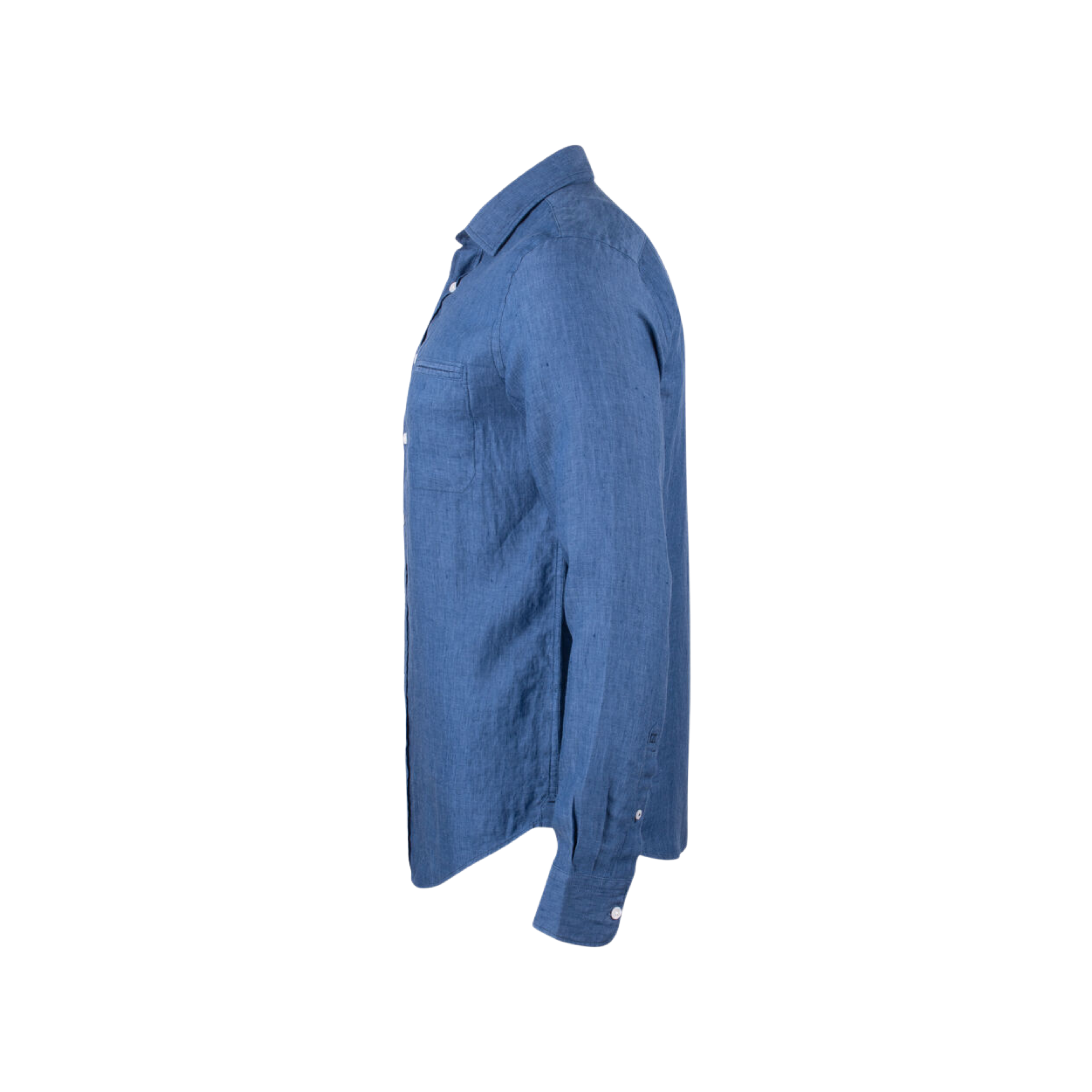 Cutter & Buck Summerland Linne Skjorta Herr - Dream Blue-4