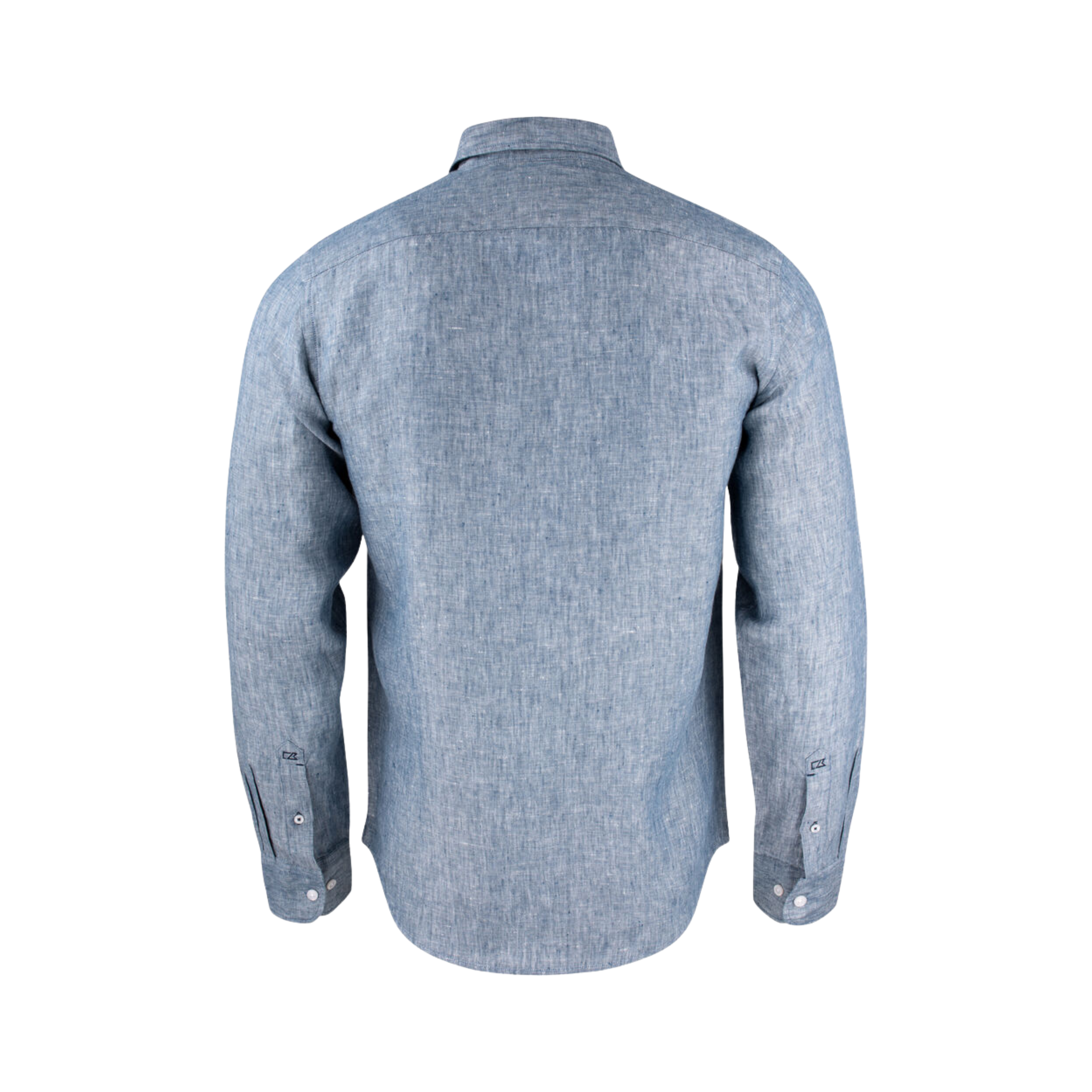 Cutter & Buck Summerland Linne Skjorta Herr - Denim Melange-3