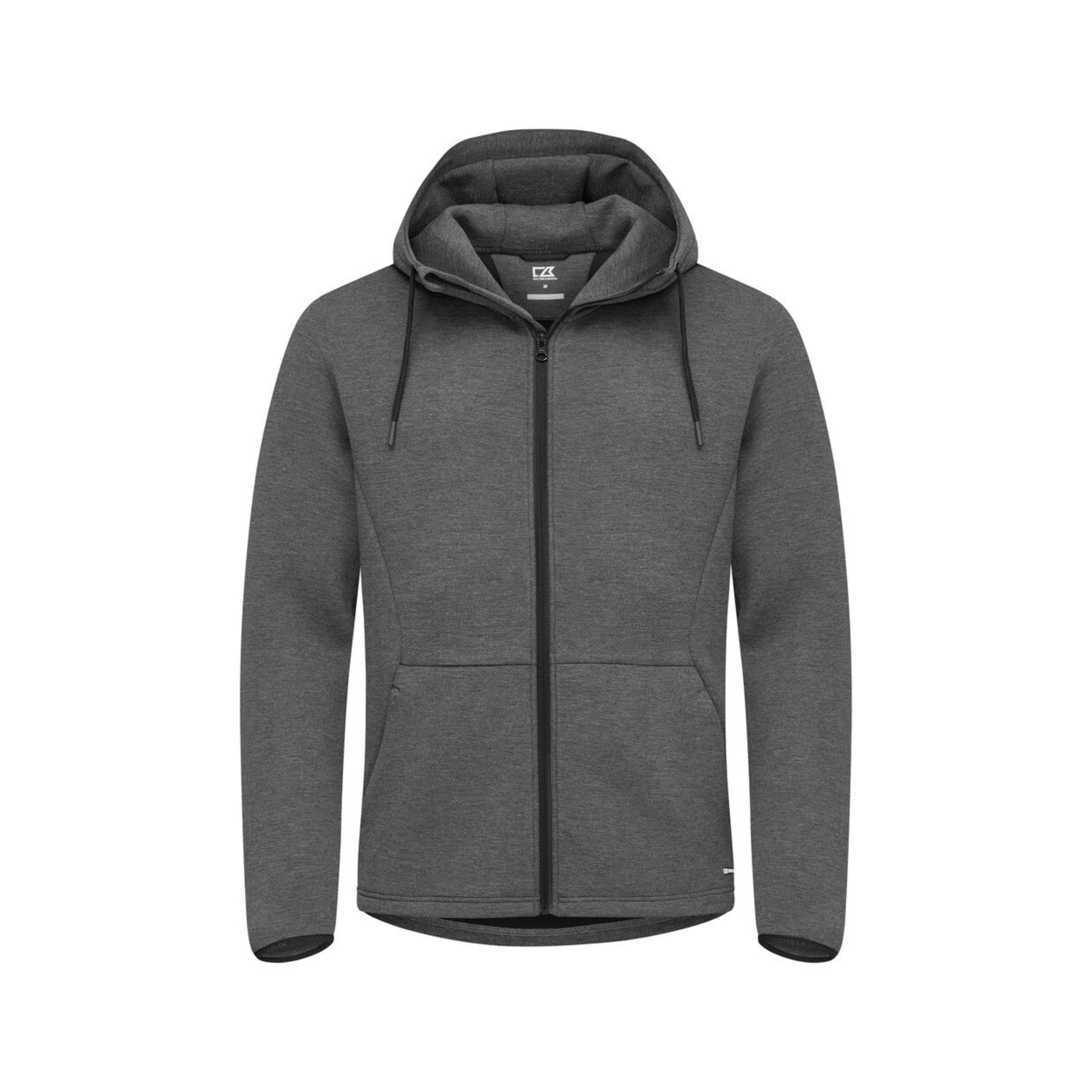 Cutter & Buck Pemberton Hoodie Full Zip Herr - Antracitmelerad-2