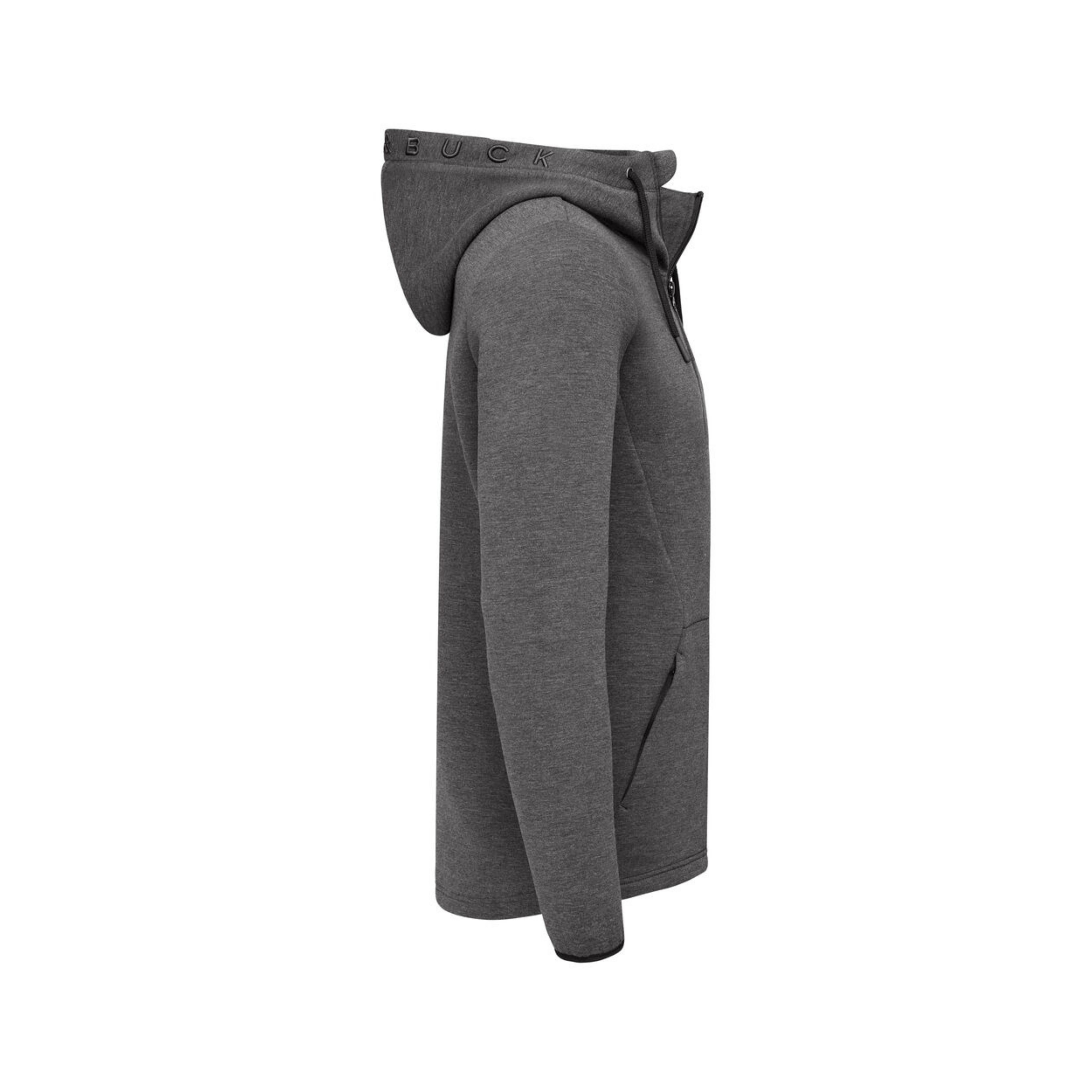 Cutter & Buck Pemberton Hoodie Full Zip Herr - Antracitmelerad-4