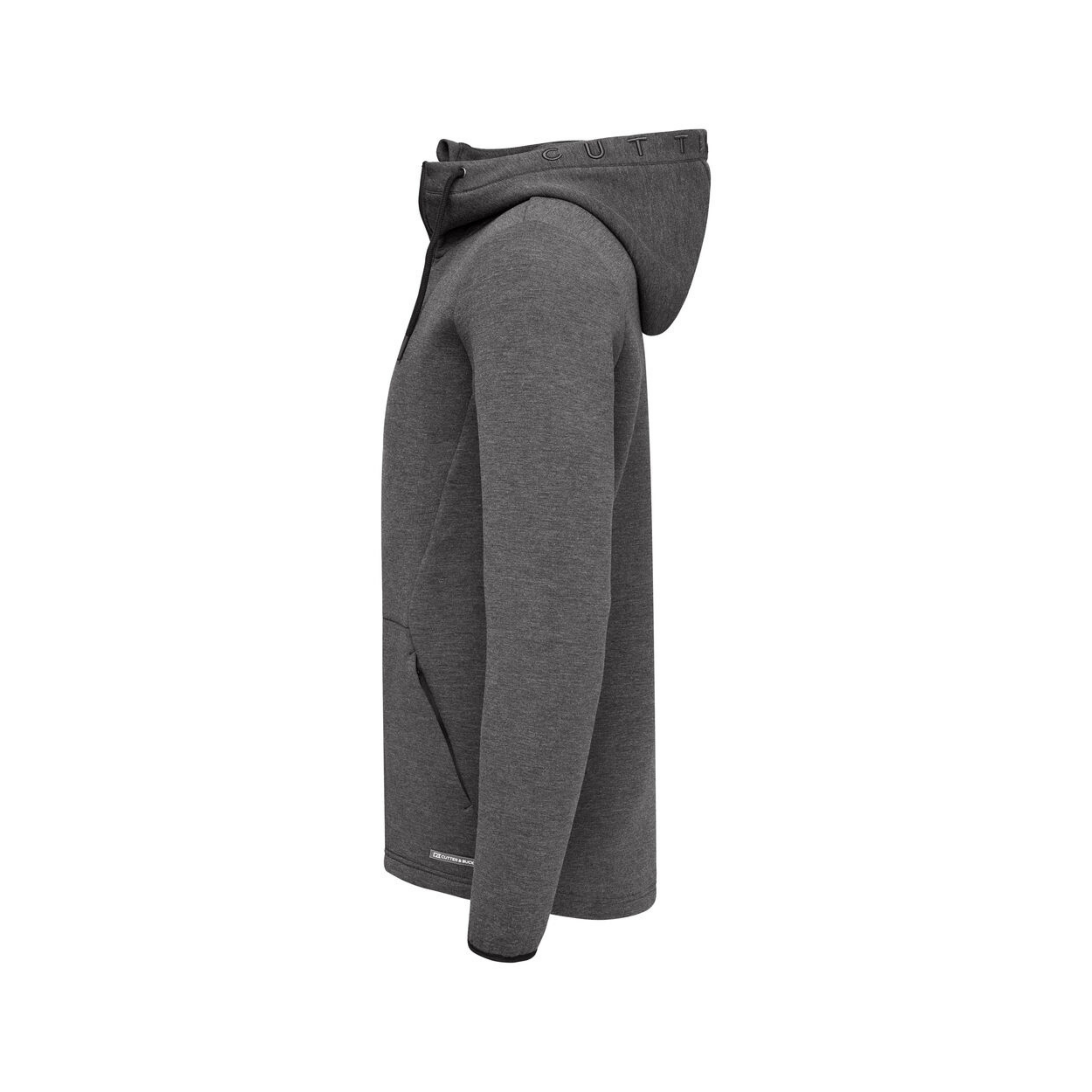 Cutter & Buck Pemberton Hoodie Full Zip Herr - Antracitmelerad-5