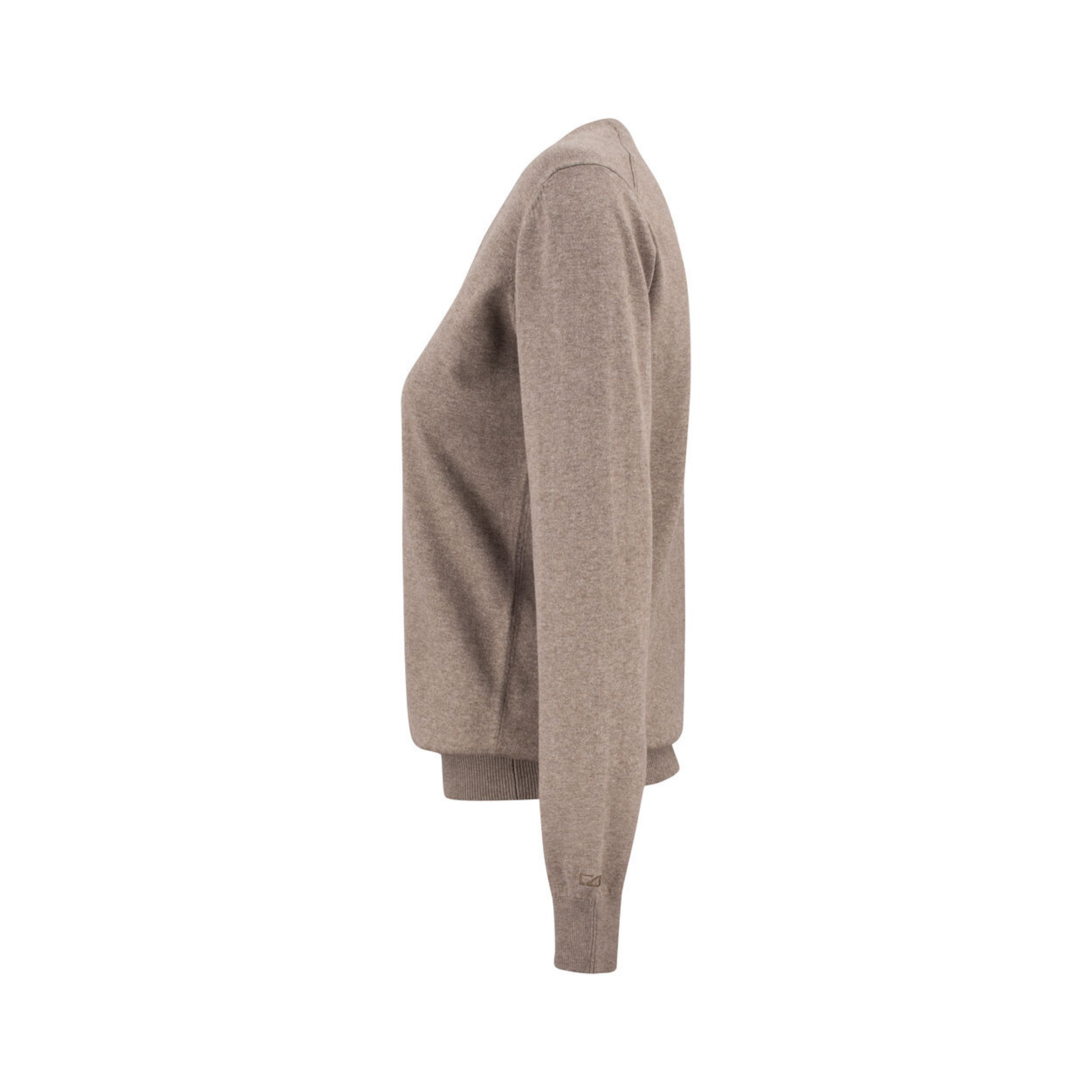 Cutter & Buck Oakville Crewneck Dam - Nougatmelerad-5
