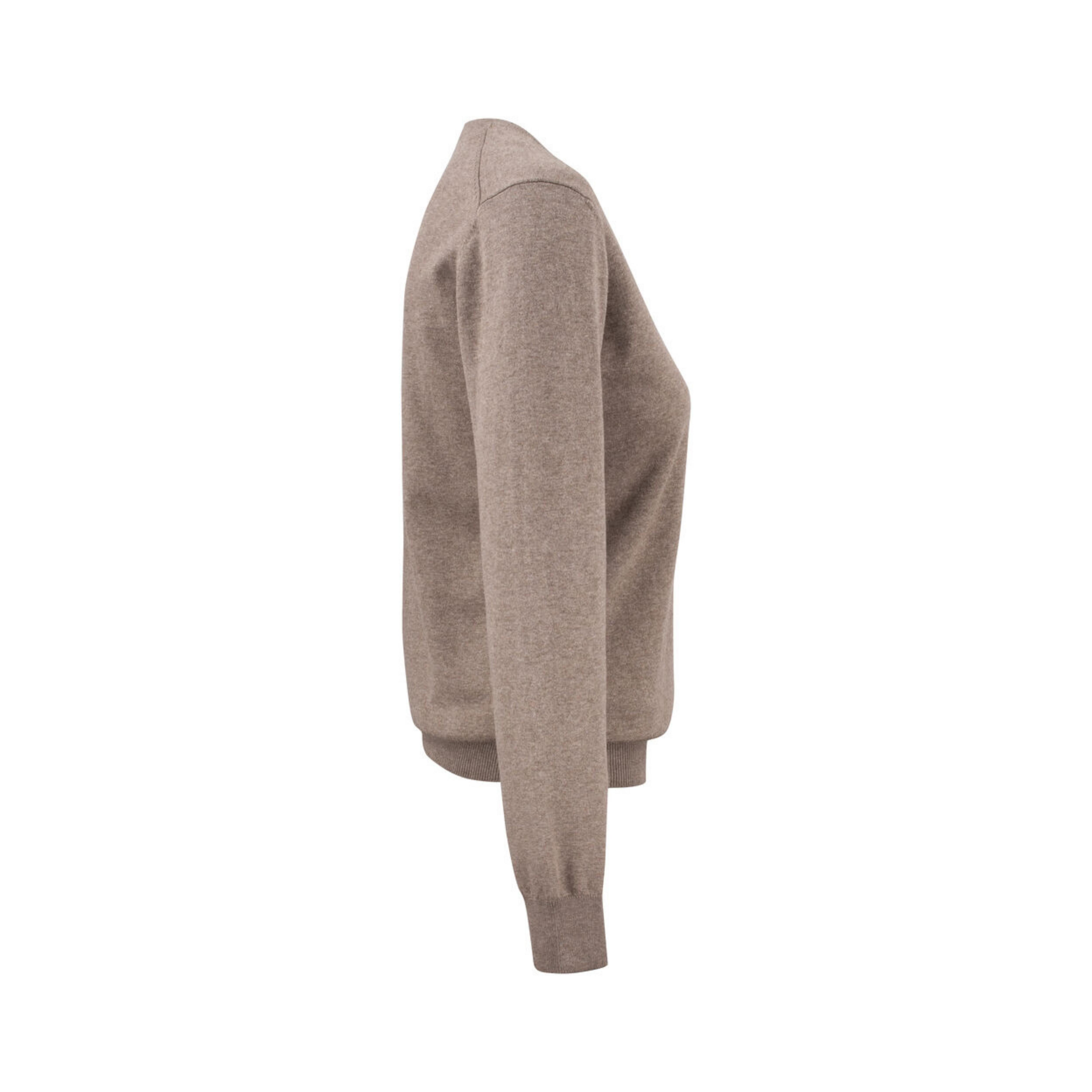Cutter & Buck Oakville Crewneck Dam - Nougatmelerad-3