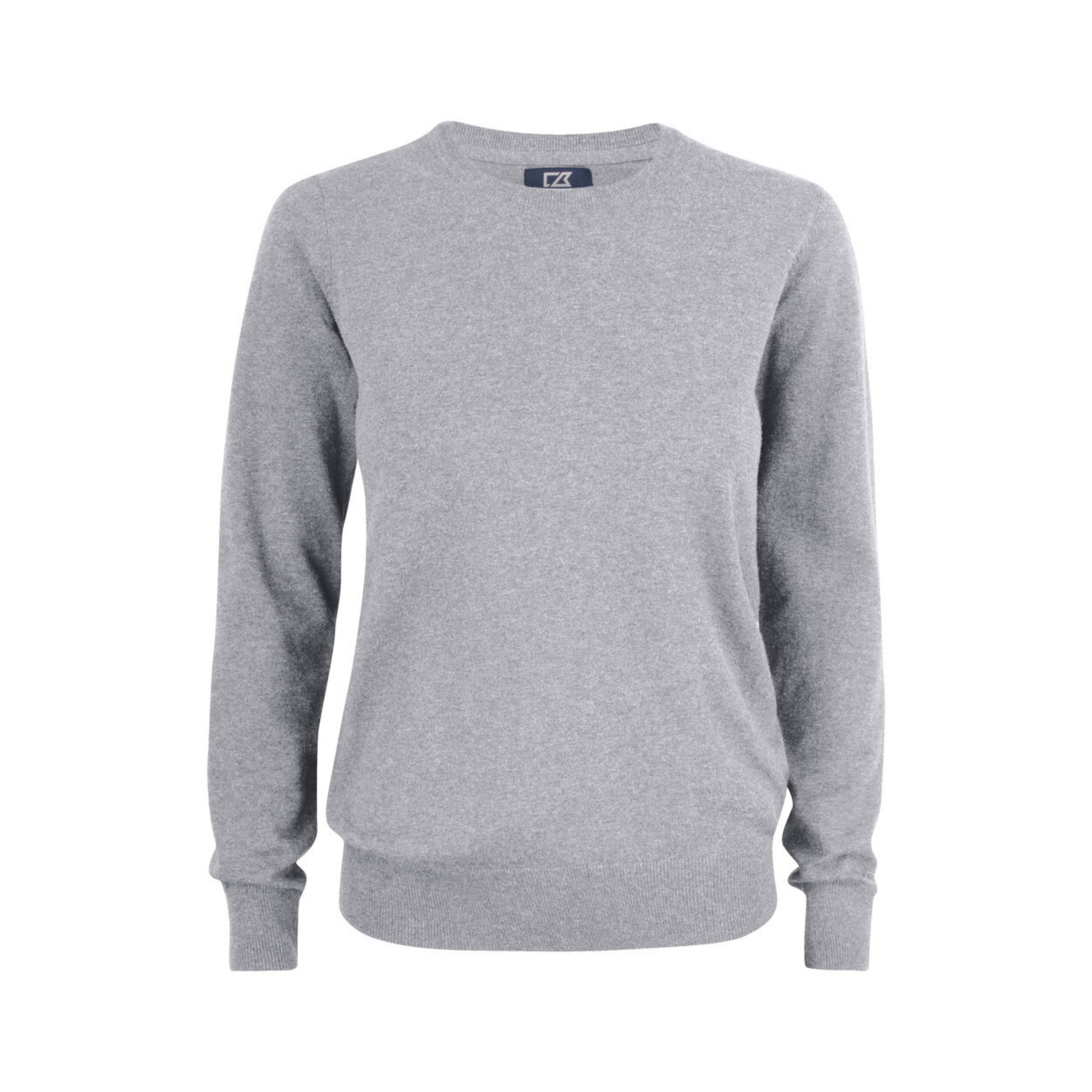 Cutter & Buck Oakville Crewneck Dam - Gråmelerad-2